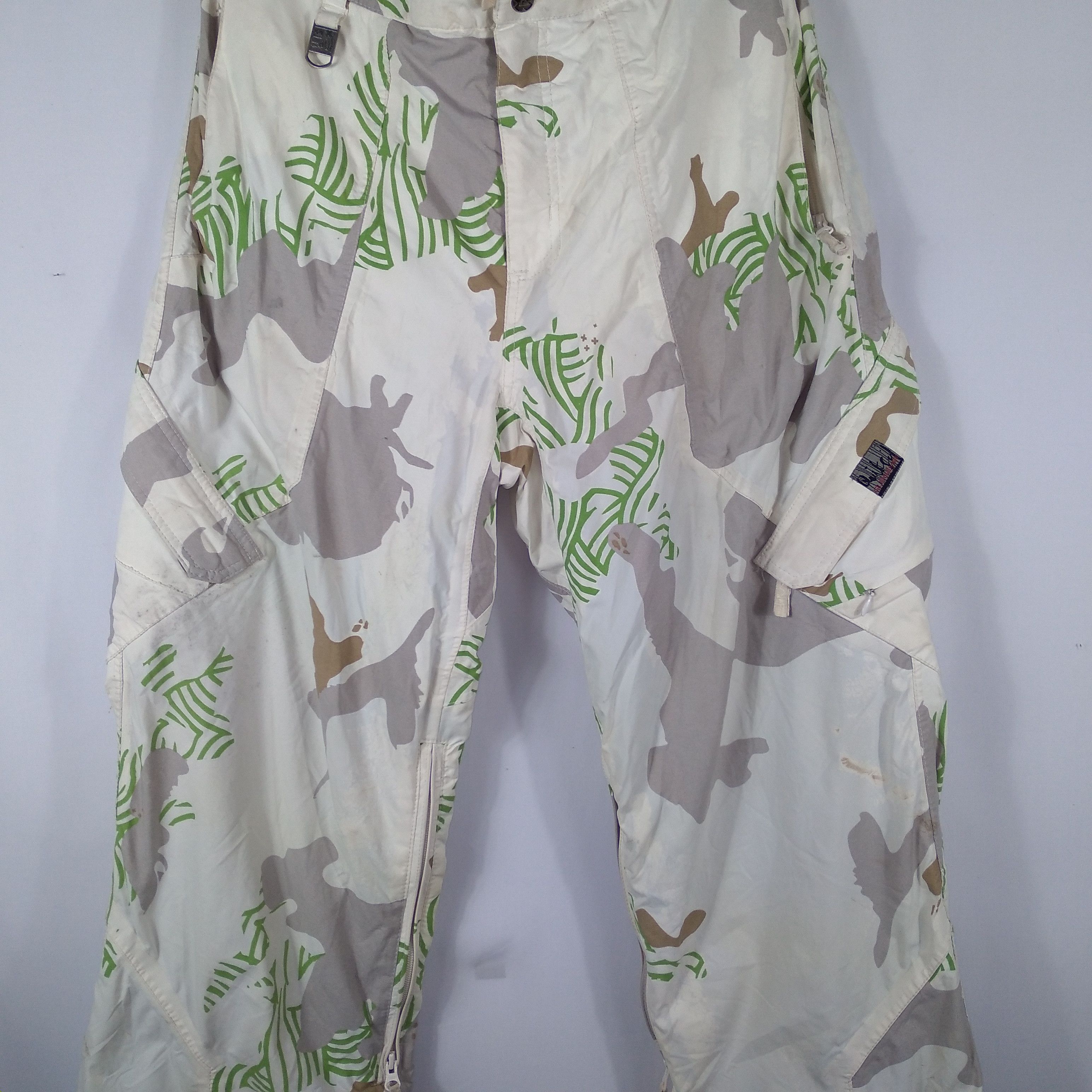 Quicksilver 🔥Trash🔥Nice Design Quiksilver Art Winter Session Ski Pants Size US 34 / EU 50 - 5 Thumbnail
