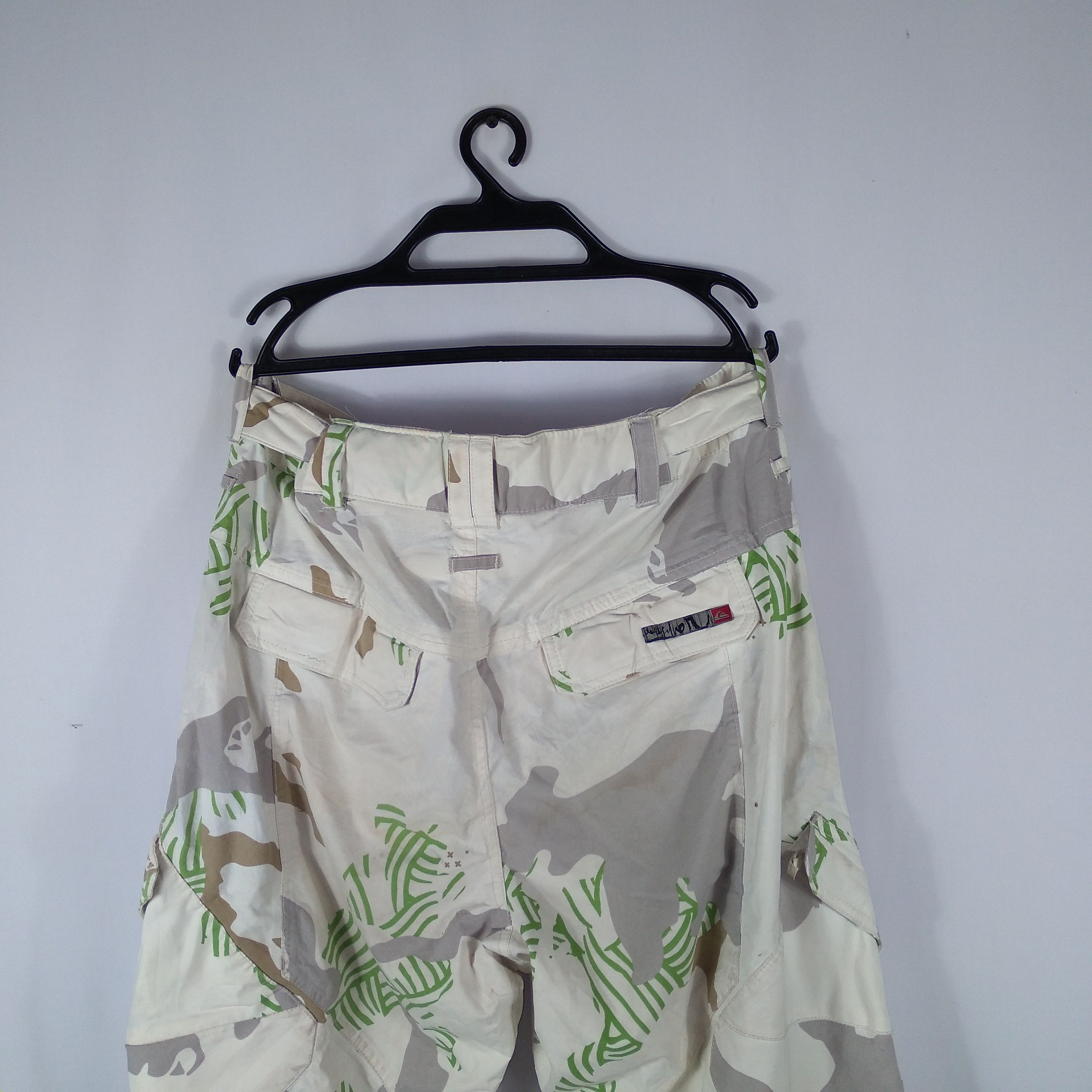 Quicksilver 🔥Trash🔥Nice Design Quiksilver Art Winter Session Ski Pants Size US 34 / EU 50 - 9 Thumbnail