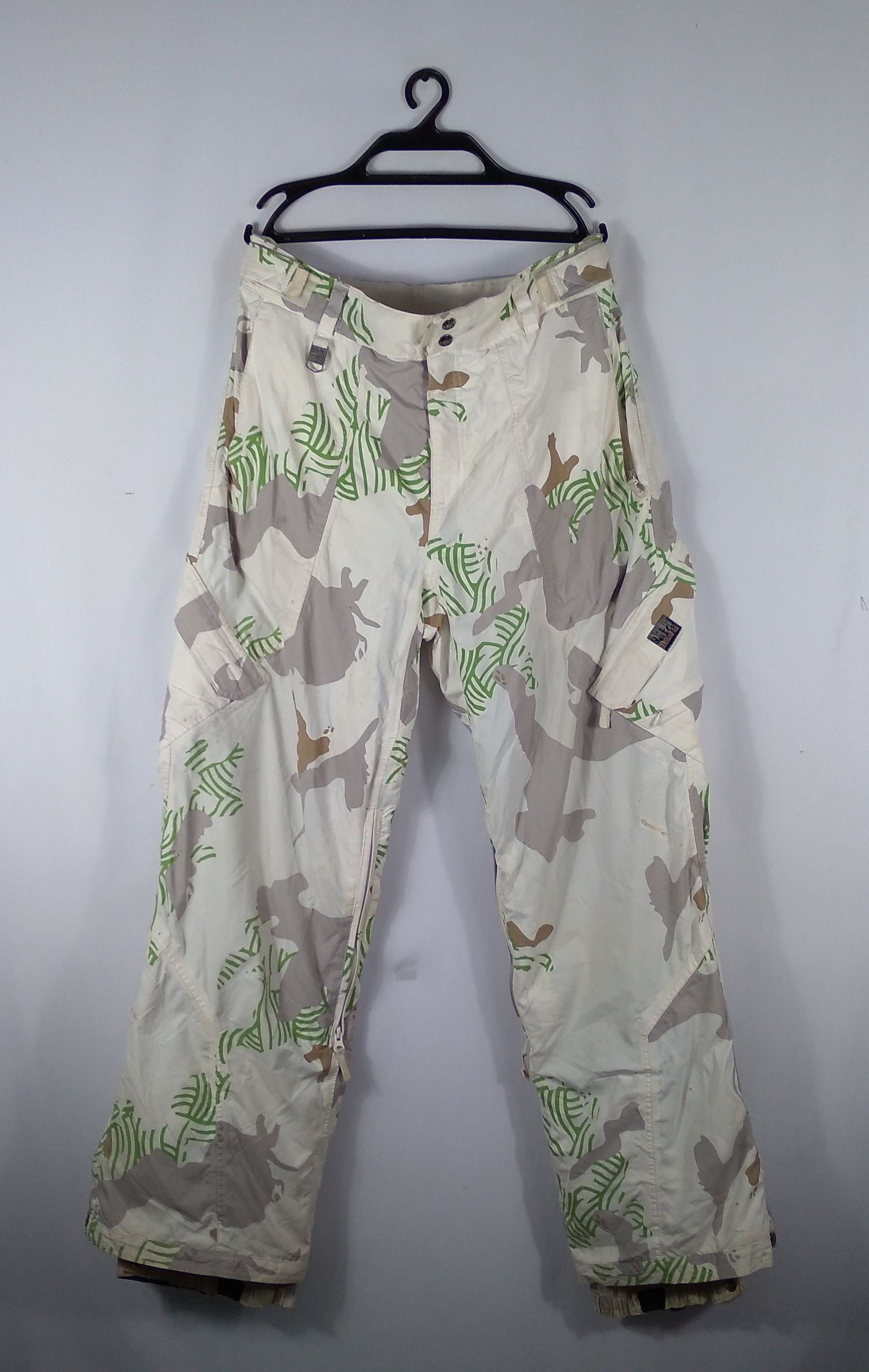 Quicksilver 🔥Trash🔥Nice Design Quiksilver Art Winter Session Ski Pants Size US 34 / EU 50 - 2 Thumbnail