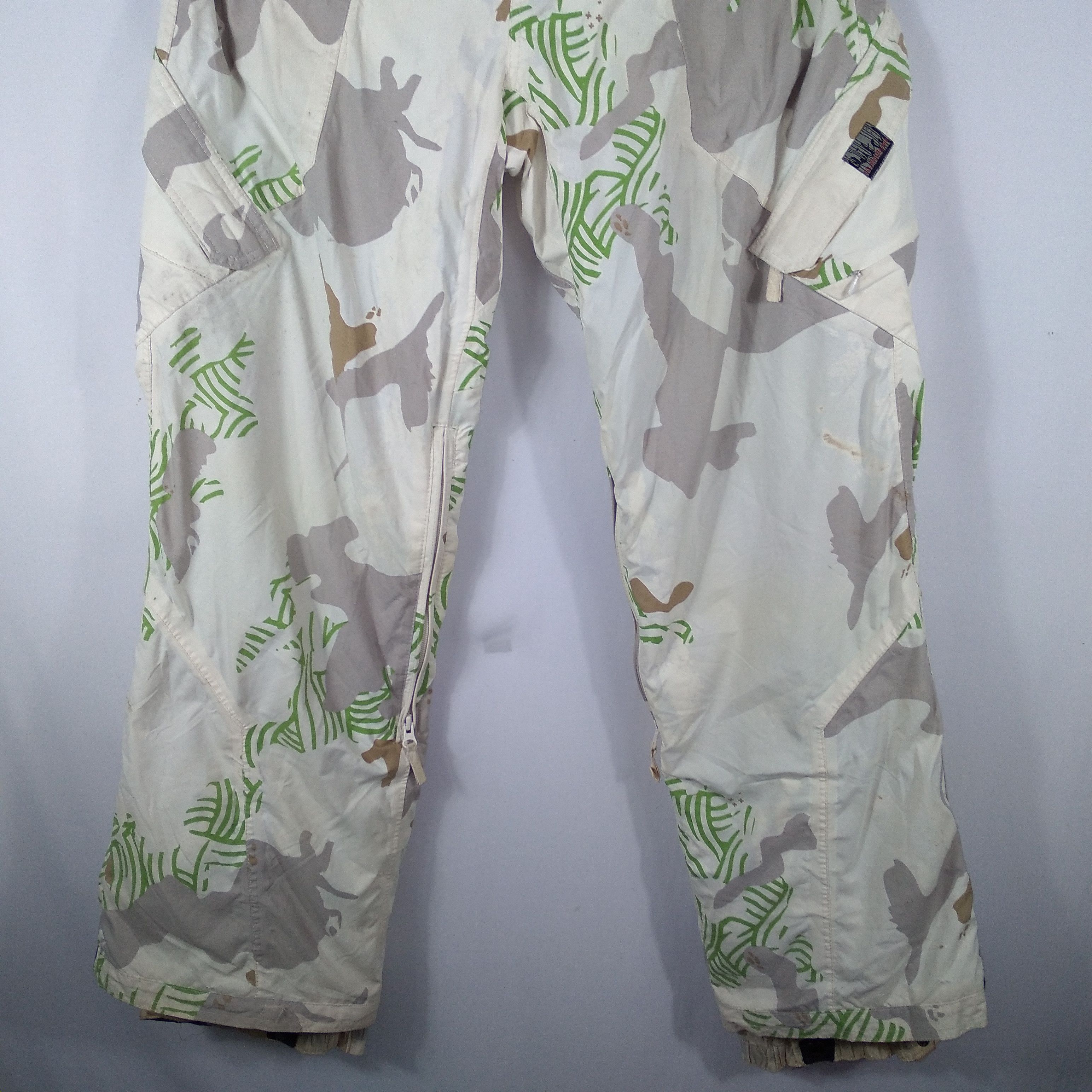 Quicksilver 🔥Trash🔥Nice Design Quiksilver Art Winter Session Ski Pants Size US 34 / EU 50 - 6 Thumbnail