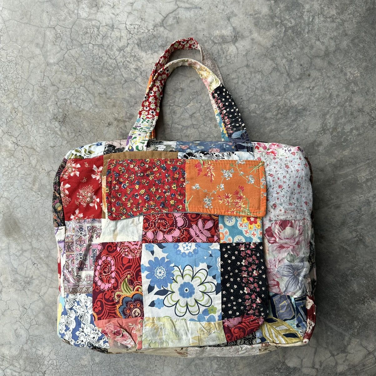 VERY RARE‼️ JAPANESE PATCHWORK RALPH LAUREN INSPIRED BAG