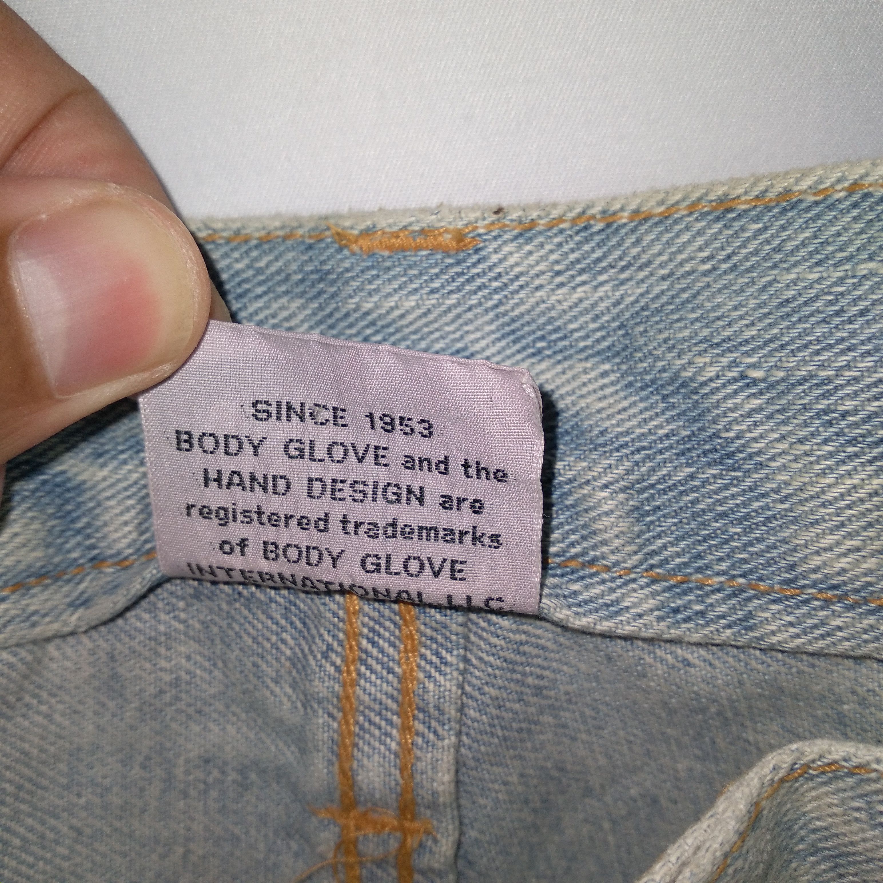 Body Glove × Vintage Vintage Body Glove Patchwork Punk Style Distressed Denim Size US 34 / EU 50 - 20 Thumbnail