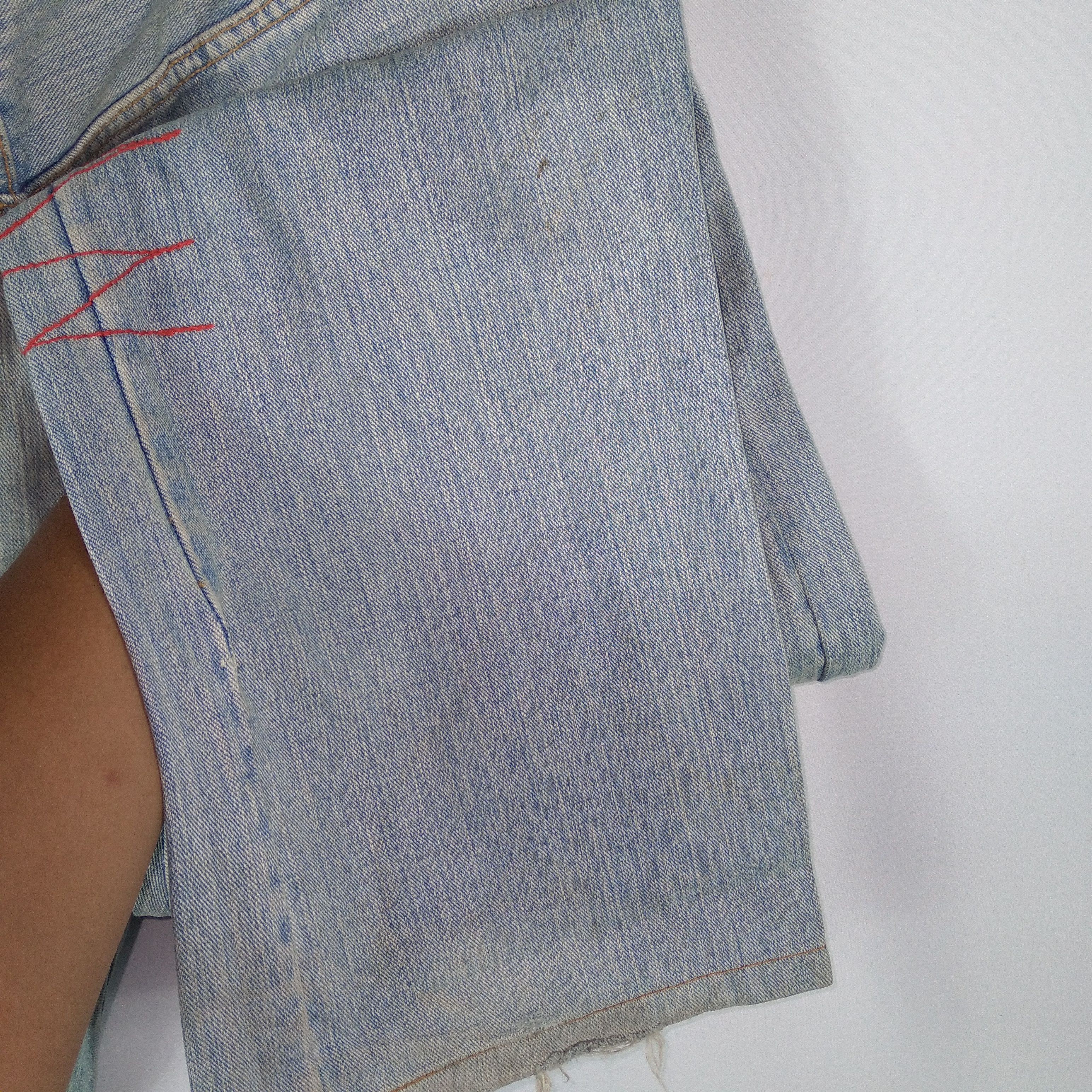 Body Glove × Vintage Vintage Body Glove Patchwork Punk Style Distressed Denim Size US 34 / EU 50 - 17 Thumbnail