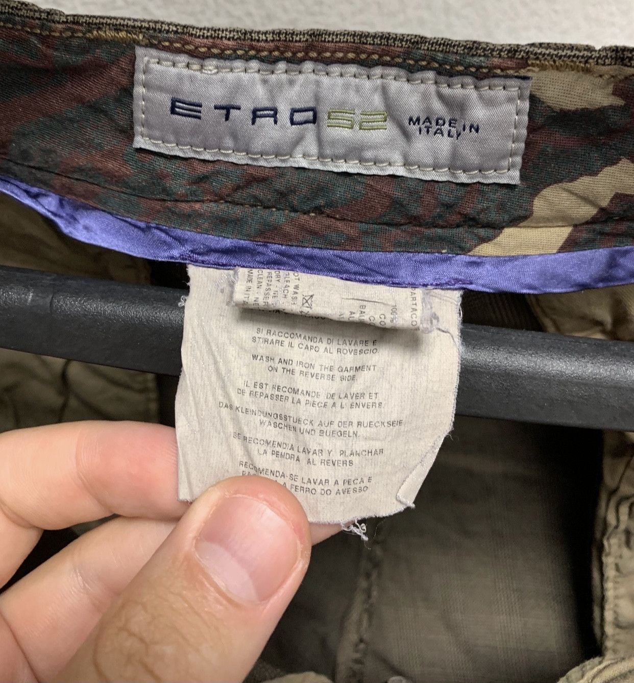 Other Etro casual pants logo in back 32 size Size US 32 / EU 48 - 6 Thumbnail