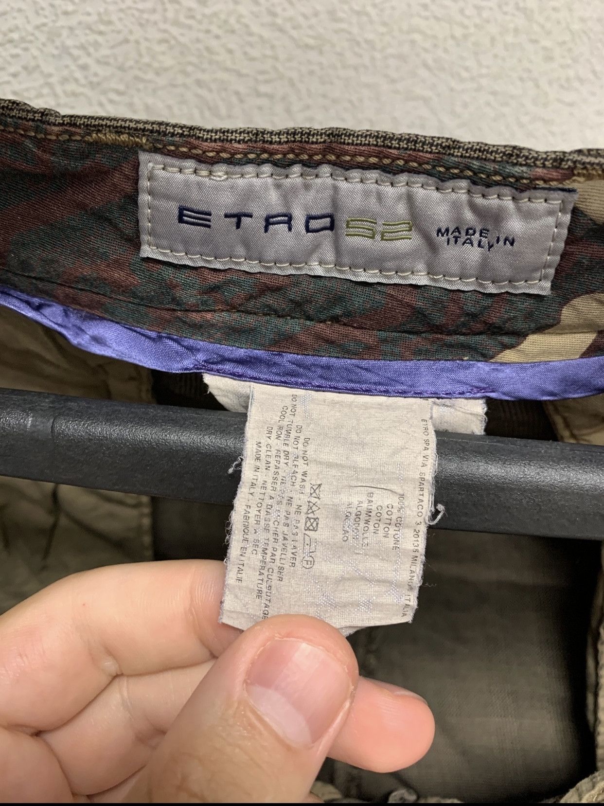 Other Etro casual pants logo in back 32 size Size US 32 / EU 48 - 4 Thumbnail
