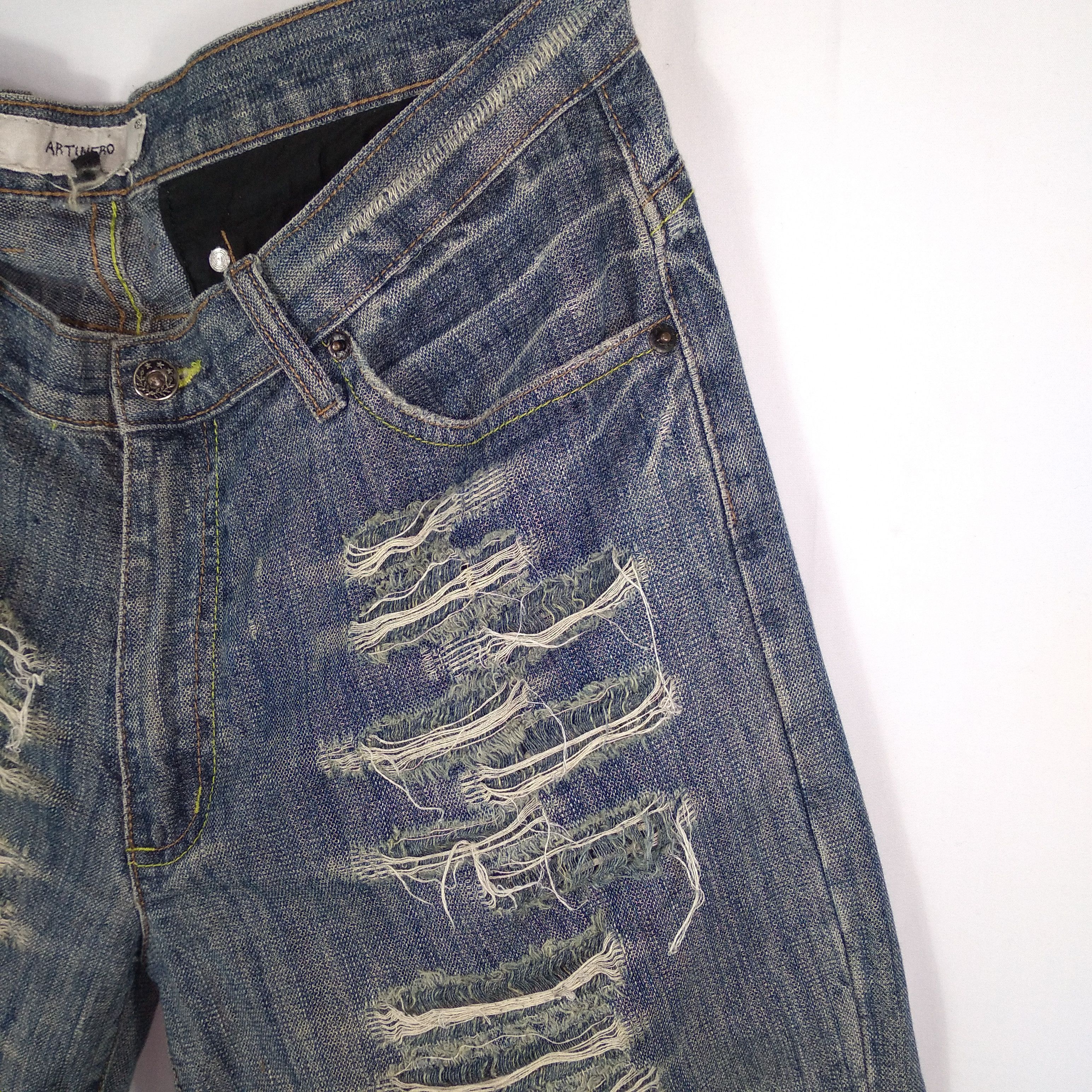 Japanese Brand × Vintage Vintage Japanese Artinero Nice Distressed Denim Jeans Size US 34 / EU 50 - 7 Thumbnail