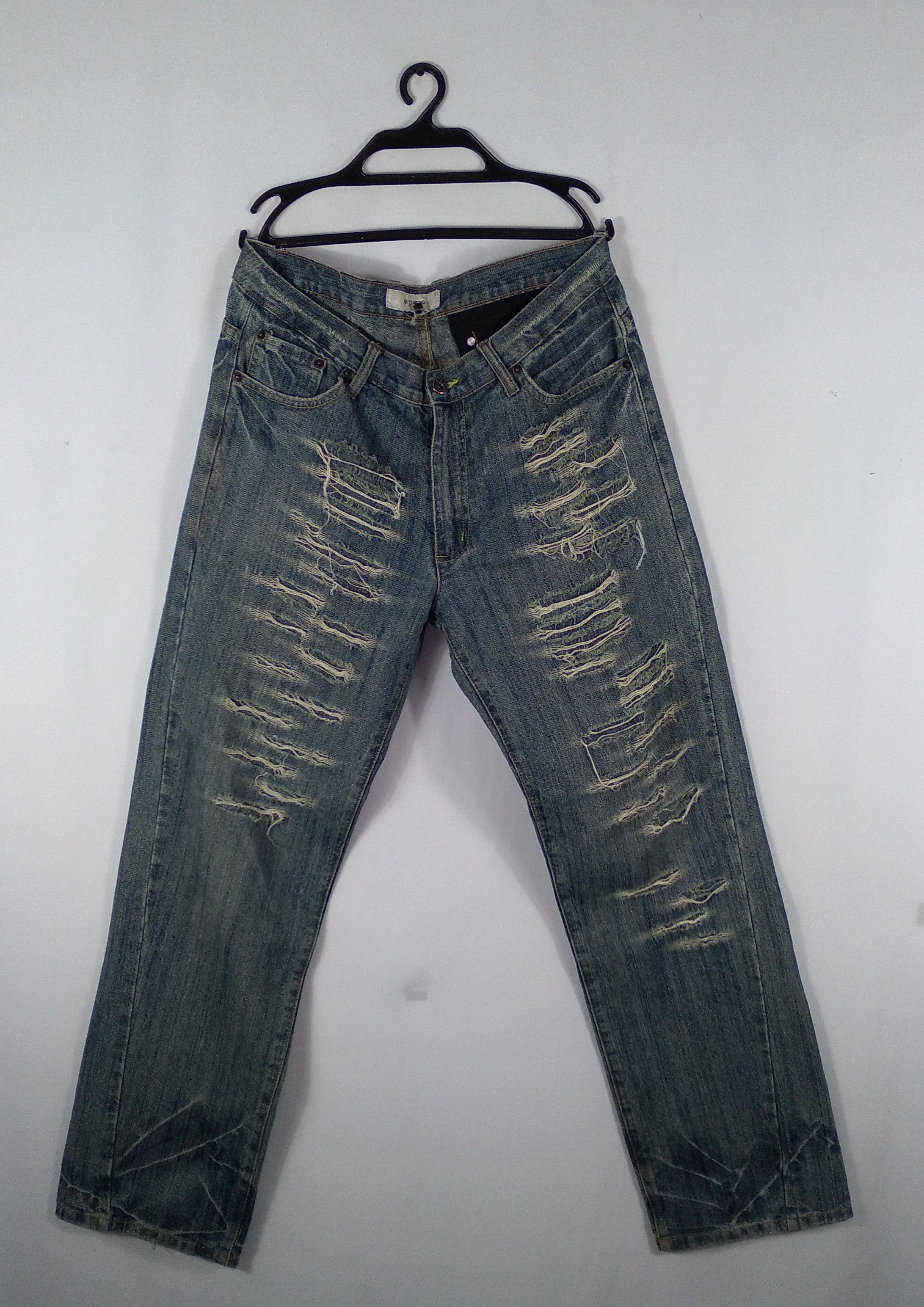 Japanese Brand × Vintage Vintage Japanese Artinero Nice Distressed Denim Jeans Size US 34 / EU 50 - 2 Thumbnail