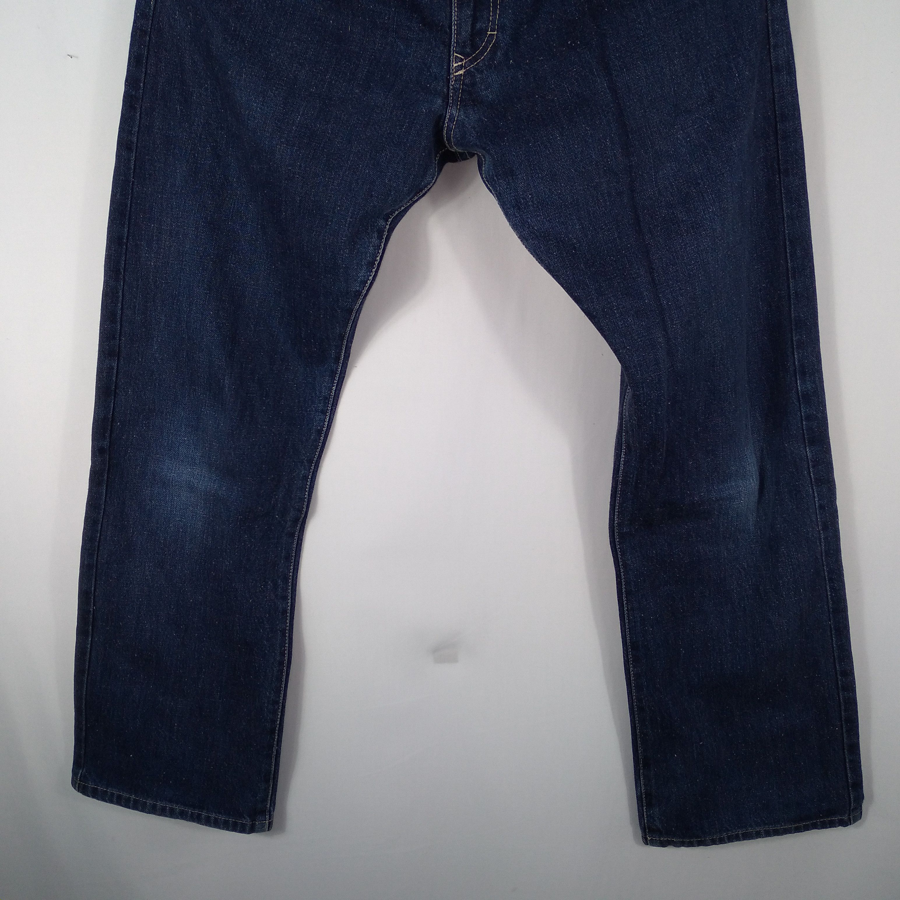 Japanese Brand × Vintage Concave Attempt Tartan Style Button Pocket Denim Jeans Size US 32 / EU 48 - 8 Thumbnail
