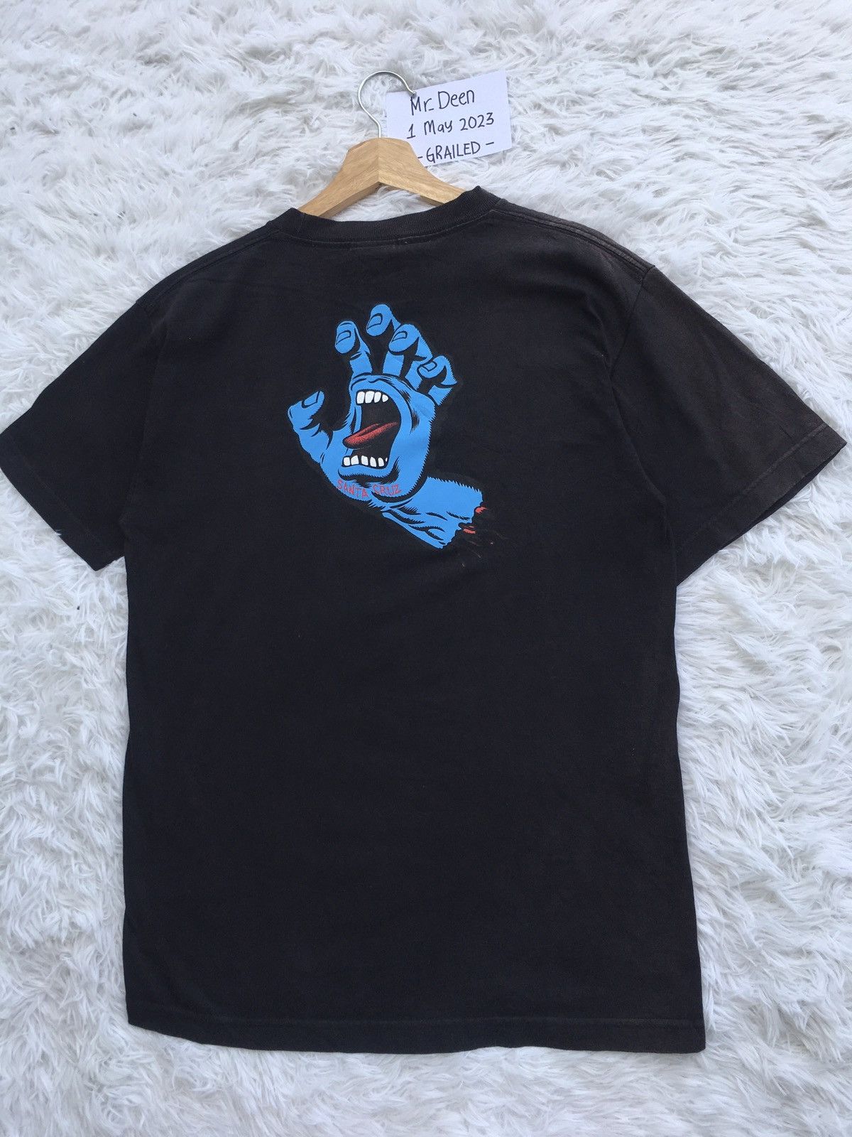 Santa Cruz Skateboards Vintage Santa Cruz Skateboard Speed Wheels Tshirt Size US M / EU 48-50 / 2 - 4 Thumbnail