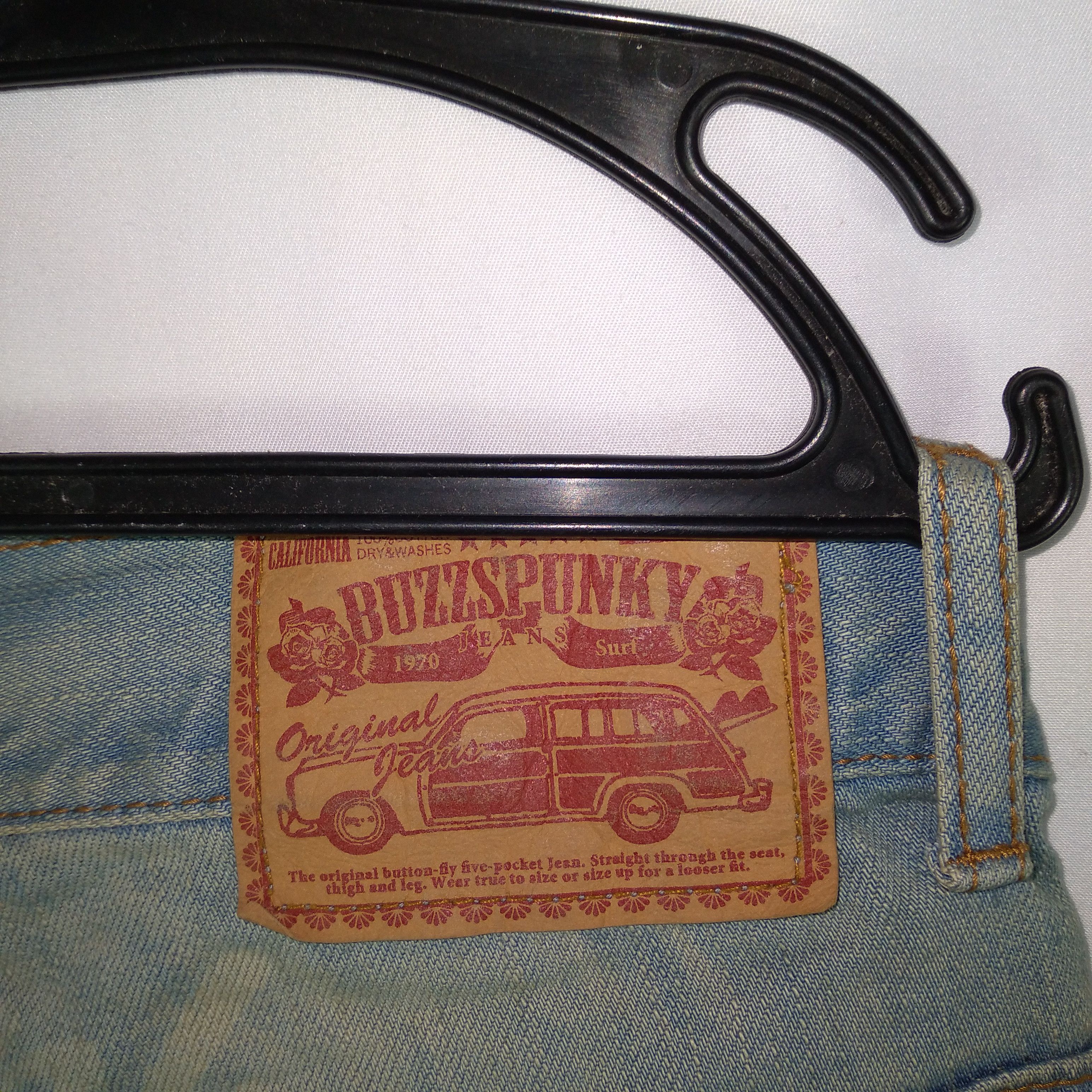 Japanese Brand × Vintage Vintage Buzzspunky Patchwork Punk Style Denim Jeans Size US 31 - 14 Thumbnail