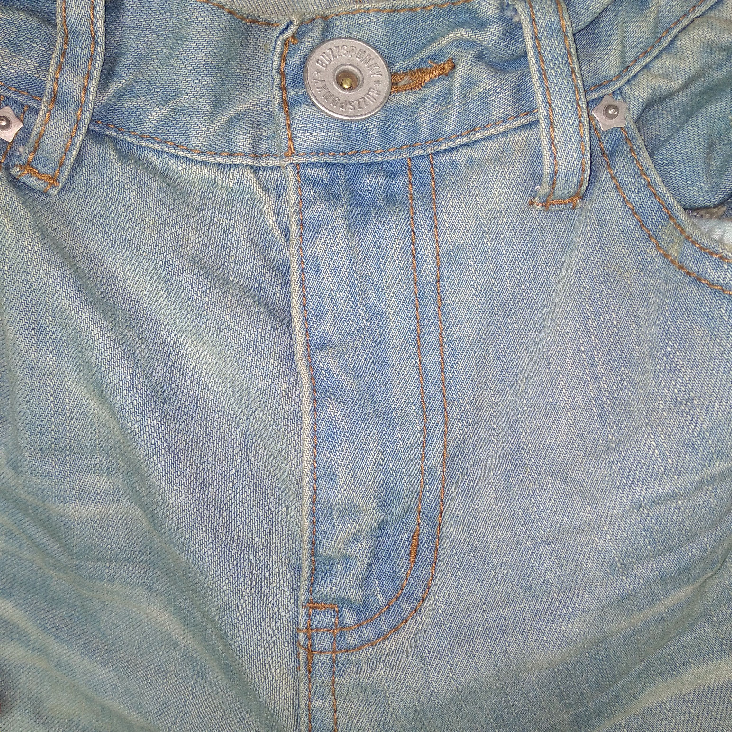 Japanese Brand × Vintage Vintage Buzzspunky Patchwork Punk Style Denim Jeans Size US 31 - 10 Thumbnail