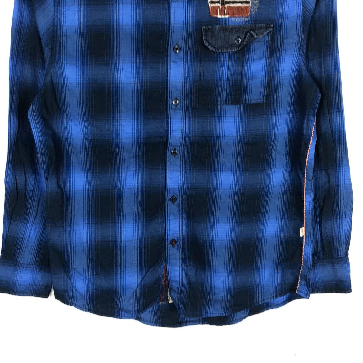 Napapijri × Vintage 🔥Hyped🔥Napajiri Heritage Classic Chekerd Buttons Shirts Size US M / EU 48-50 / 2 - 3 Thumbnail
