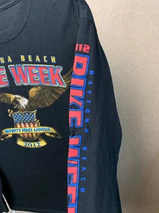 Band Tees Bike week long sleeve Dayton beach biker size L logo Size US L / EU 52-54 / 3 - 4 Thumbnail