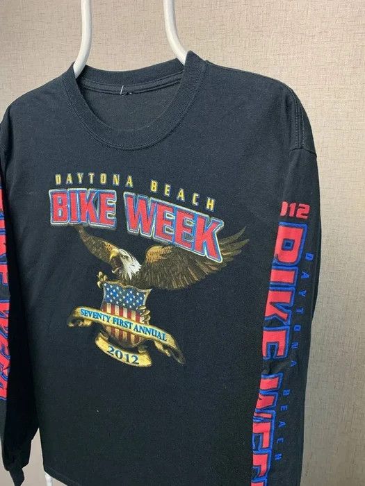 Band Tees Bike week long sleeve Dayton beach biker size L logo Size US L / EU 52-54 / 3 - 3 Thumbnail