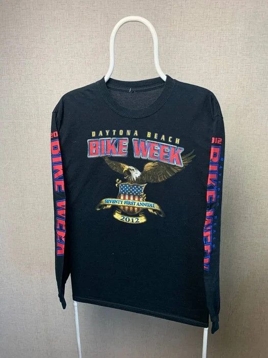 Band Tees Bike week long sleeve Dayton beach biker size L logo Size US L / EU 52-54 / 3 - 2 Thumbnail