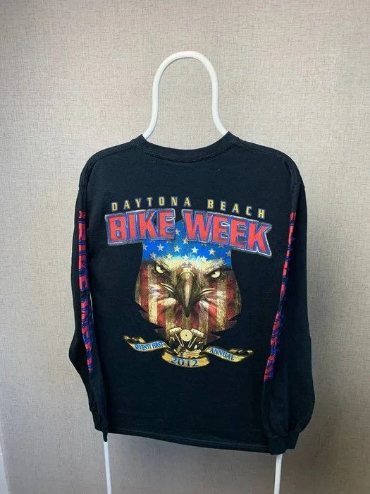 Band Tees Bike week long sleeve Dayton beach biker size L logo Size US L / EU 52-54 / 3 - 1 Thumbnail