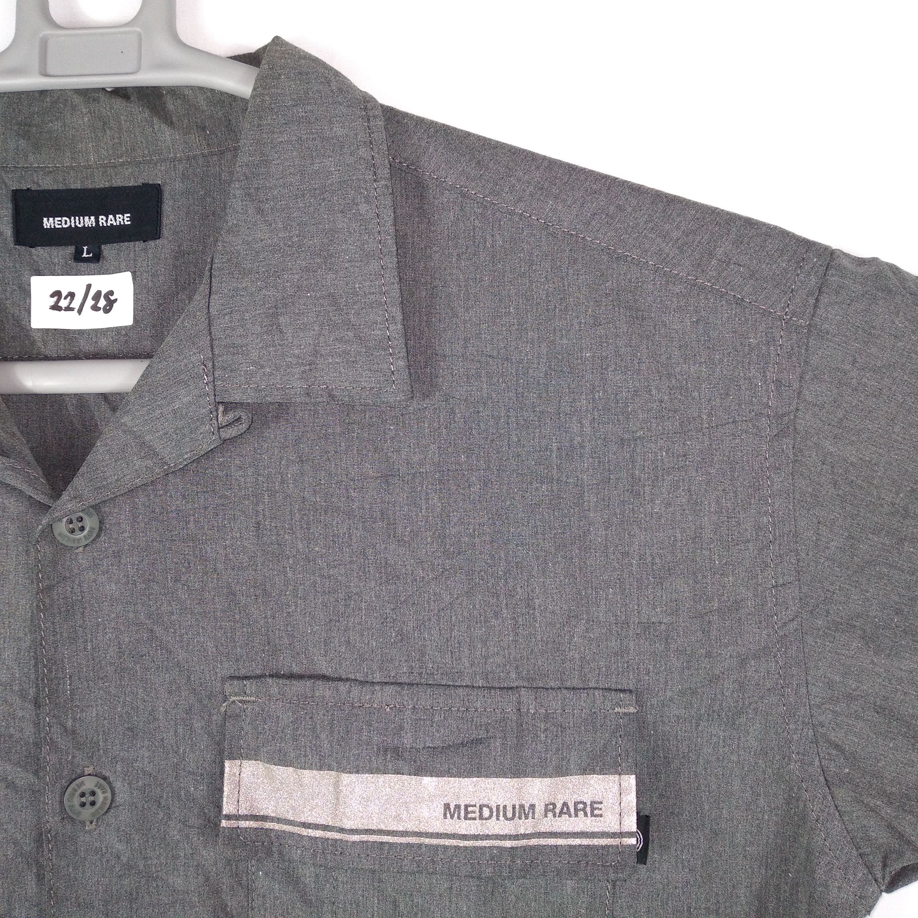 Japanese Brand × Vintage Medium Rare Double Pocket Workwear Style Buttons Shirts Size US L / EU 52-54 / 3 - 4 Thumbnail