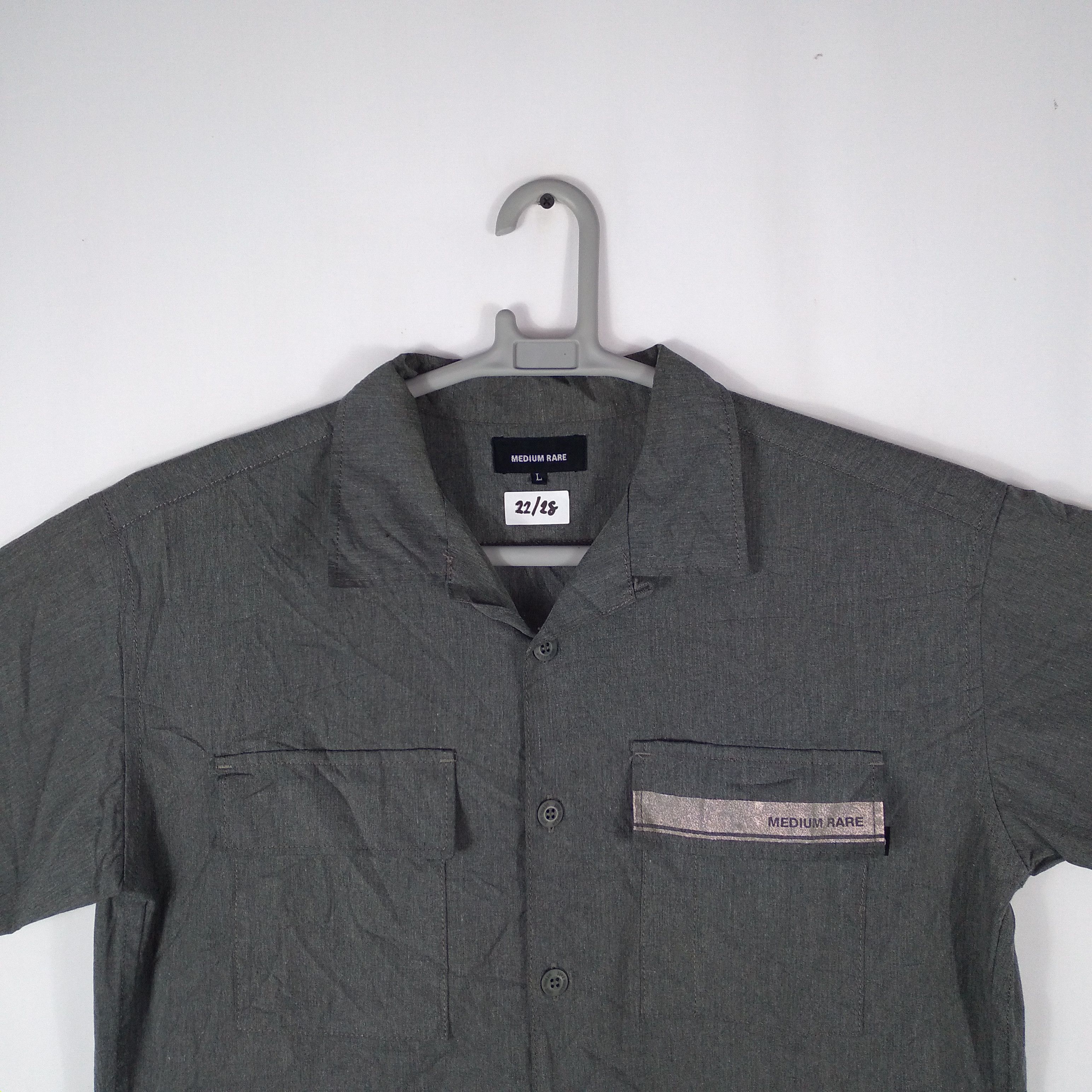 Japanese Brand × Vintage Medium Rare Double Pocket Workwear Style Buttons Shirts Size US L / EU 52-54 / 3 - 2 Thumbnail