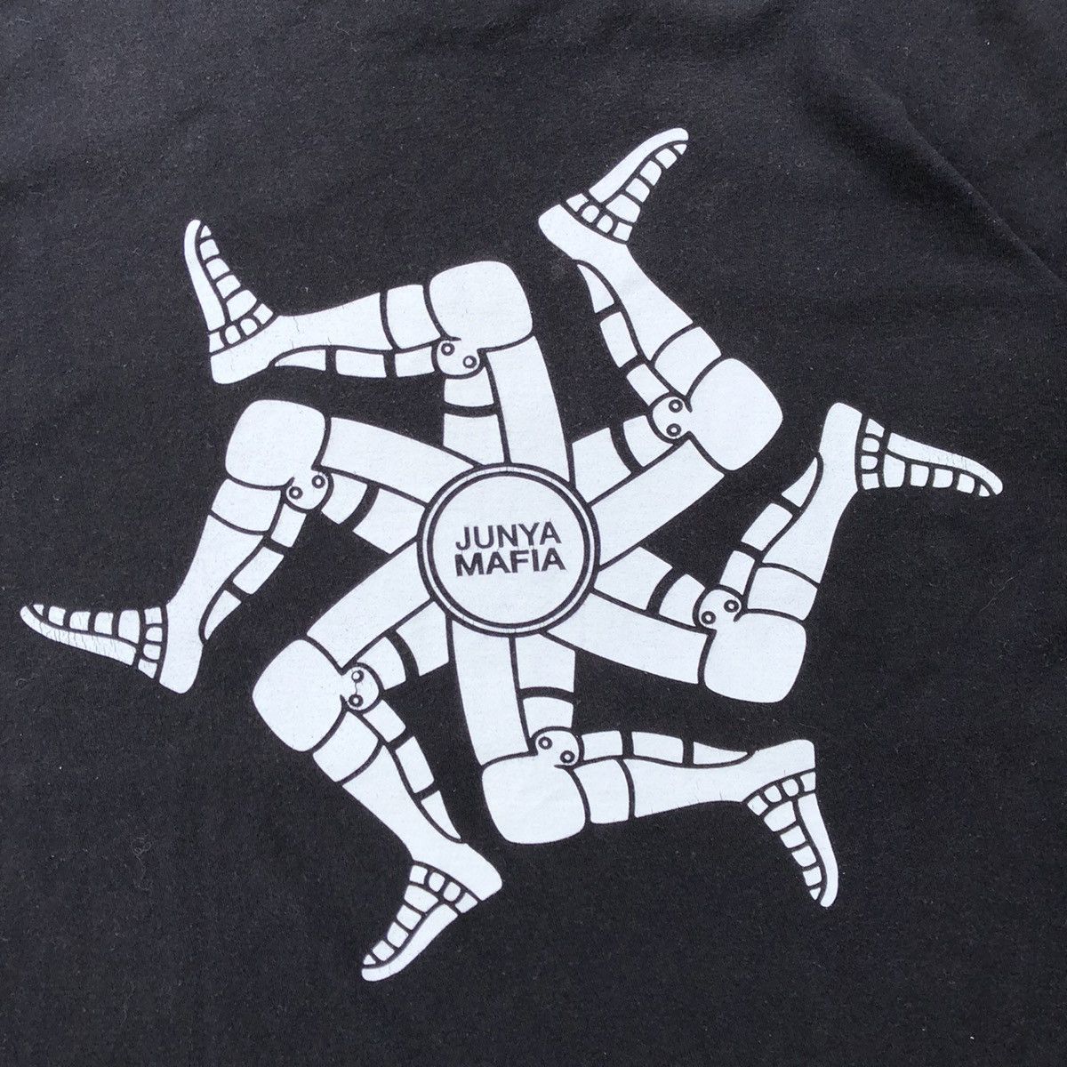 Japanese Brand × Other Rare Dope Junya Mafia Hype Beast Top Brand Big Print Tee Size US L / EU 52-54 / 3 - 4 Thumbnail