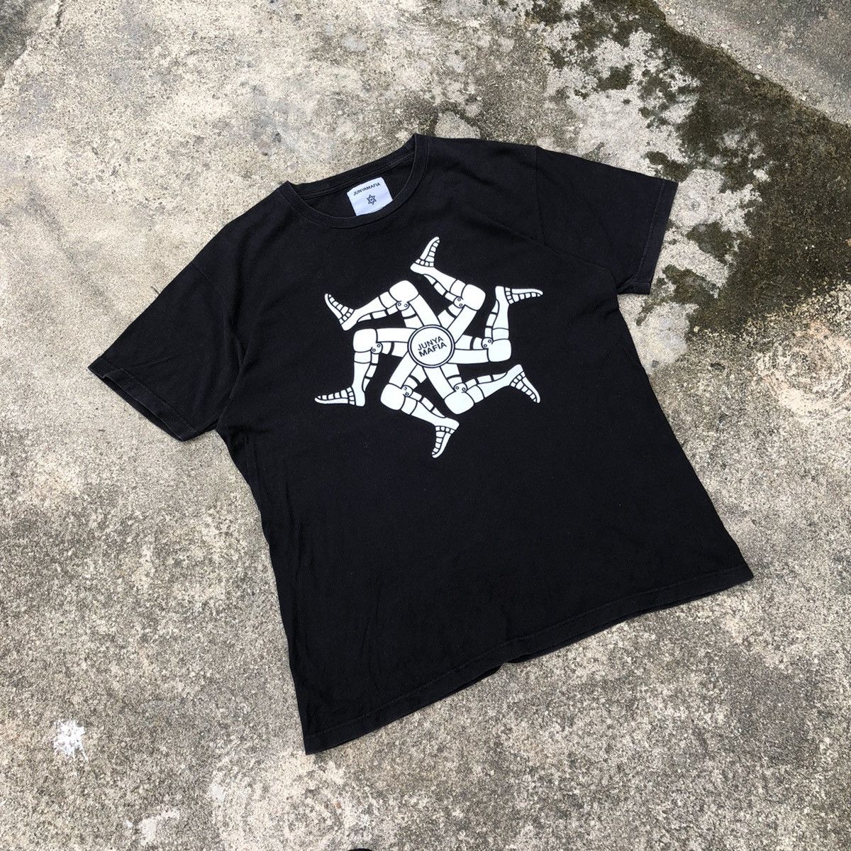 Japanese Brand × Other Rare Dope Junya Mafia Hype Beast Top Brand Big Print Tee Size US L / EU 52-54 / 3 - 1 Thumbnail