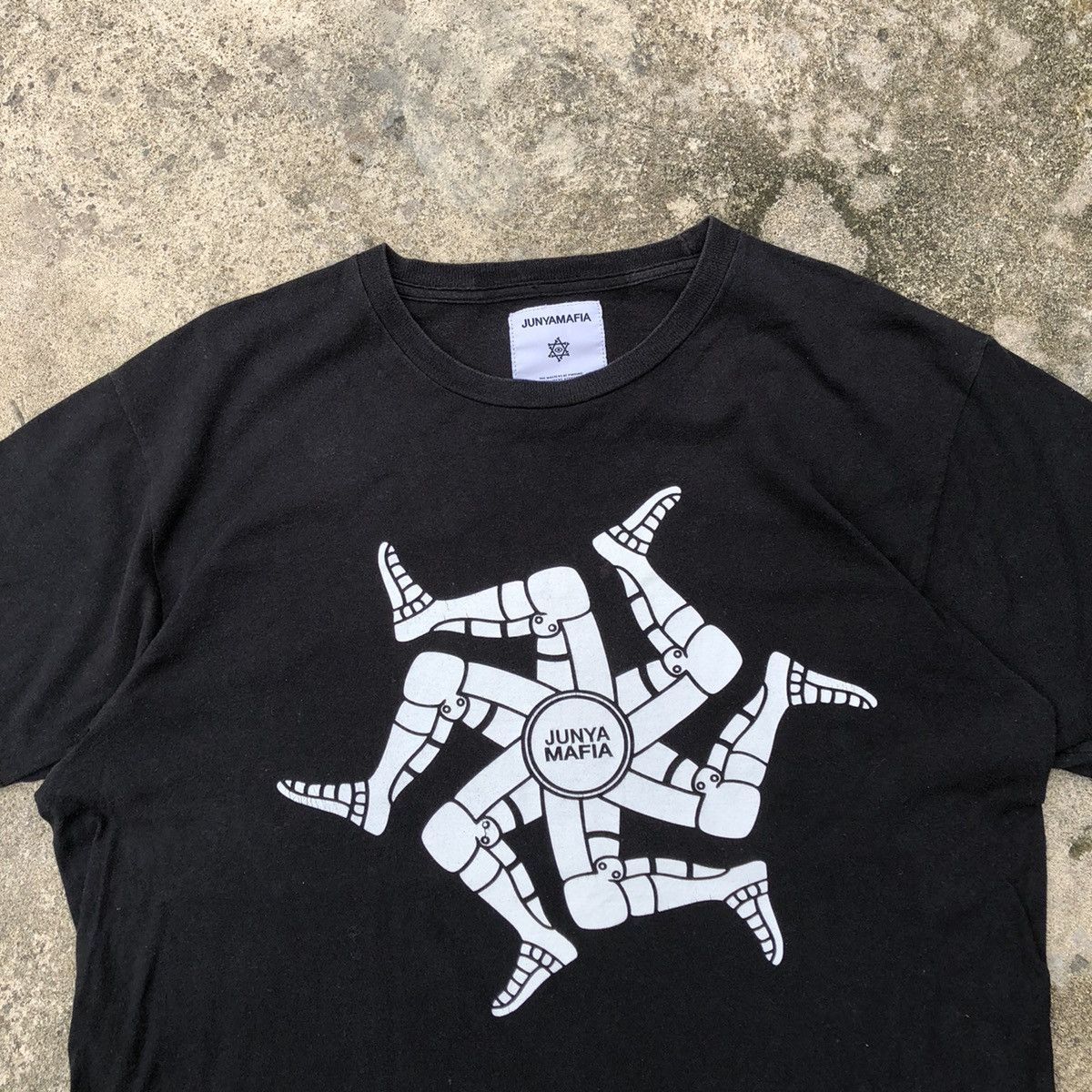 Japanese Brand × Other Rare Dope Junya Mafia Hype Beast Top Brand Big Print Tee Size US L / EU 52-54 / 3 - 2 Thumbnail