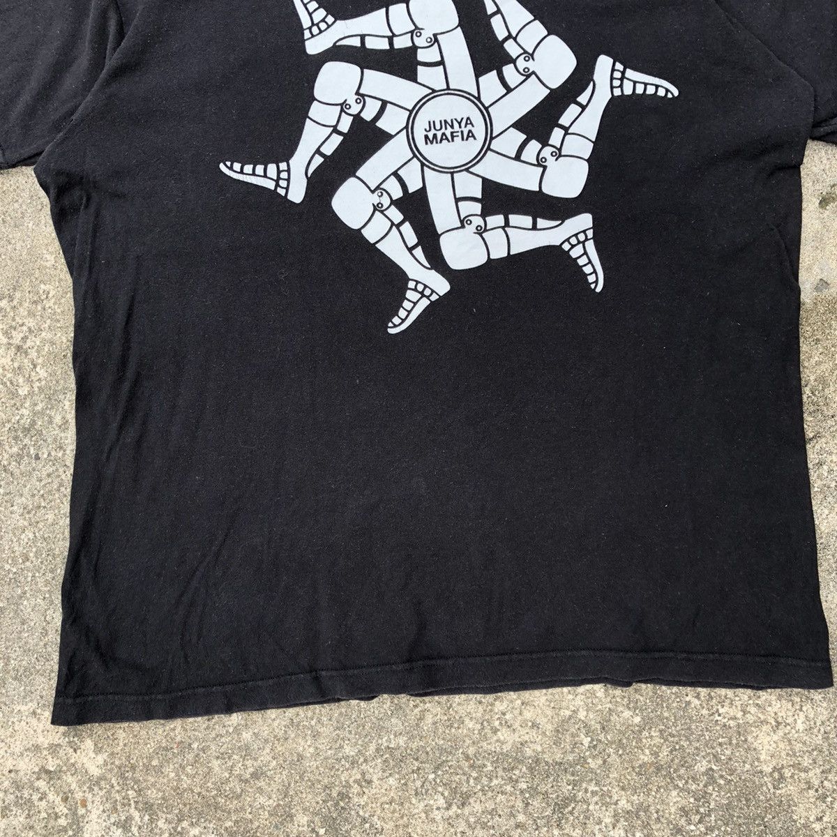 Japanese Brand × Other Rare Dope Junya Mafia Hype Beast Top Brand Big Print Tee Size US L / EU 52-54 / 3 - 3 Thumbnail