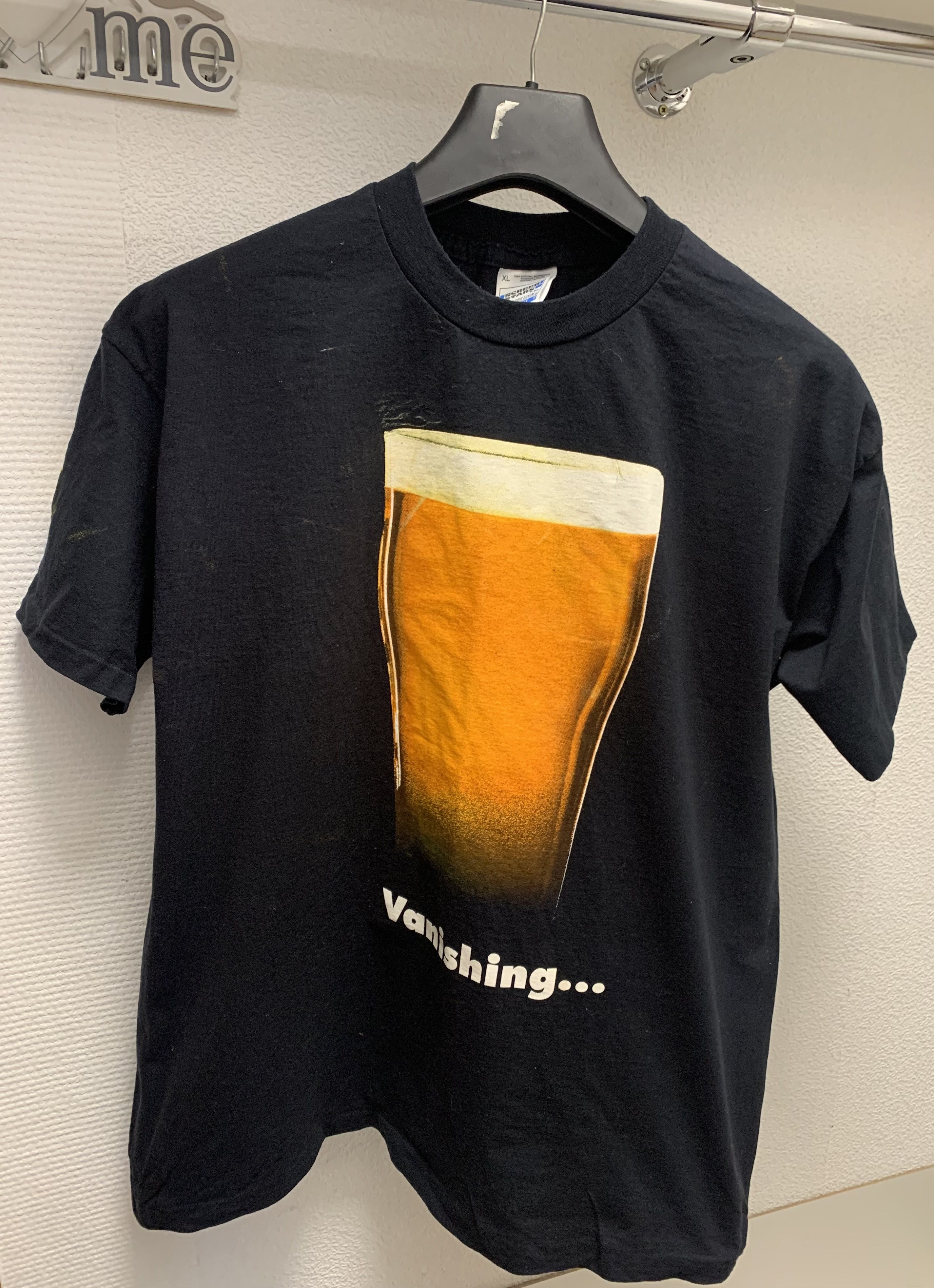 Vintage Vanishing boddingtons bitter black t-shirt Xl size Size US XL / EU 56 / 4 - 1 Thumbnail