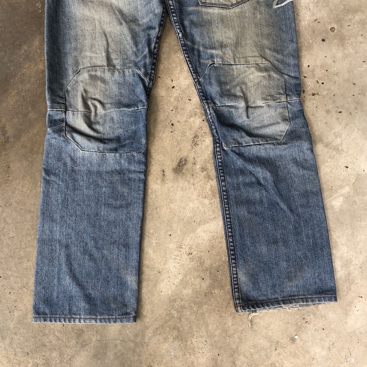 G-Star × Japanese Brand 🔥Rare🔥20 Years Of G Star 3301 Double Knee Distressed Denim Size US 34 / EU 50 - 4 Thumbnail