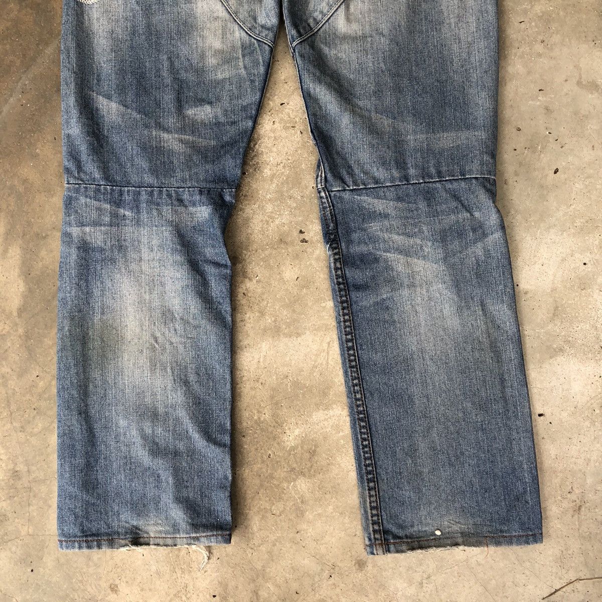 G-Star × Japanese Brand 🔥Rare🔥20 Years Of G Star 3301 Double Knee Distressed Denim Size US 34 / EU 50 - 7 Thumbnail