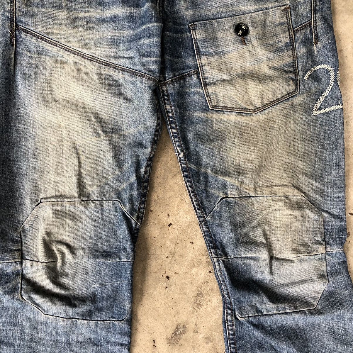 G-Star × Japanese Brand 🔥Rare🔥20 Years Of G Star 3301 Double Knee Distressed Denim Size US 34 / EU 50 - 3 Thumbnail