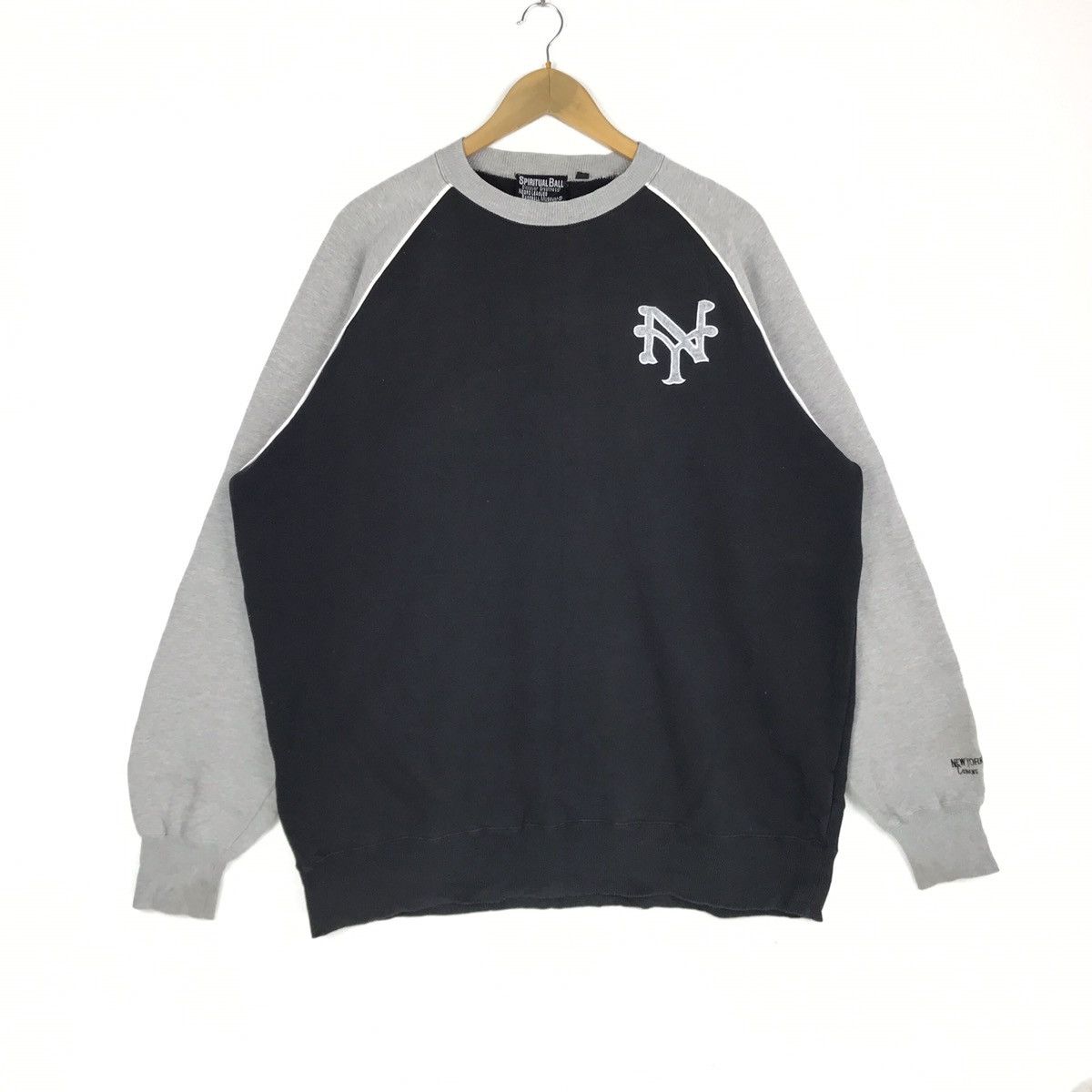 Authentic Negro Leagues Vintage New York Crewneck Sweatshirt Baseball Team Sweater Size US L / EU 52-54 / 3 - 1 Thumbnail