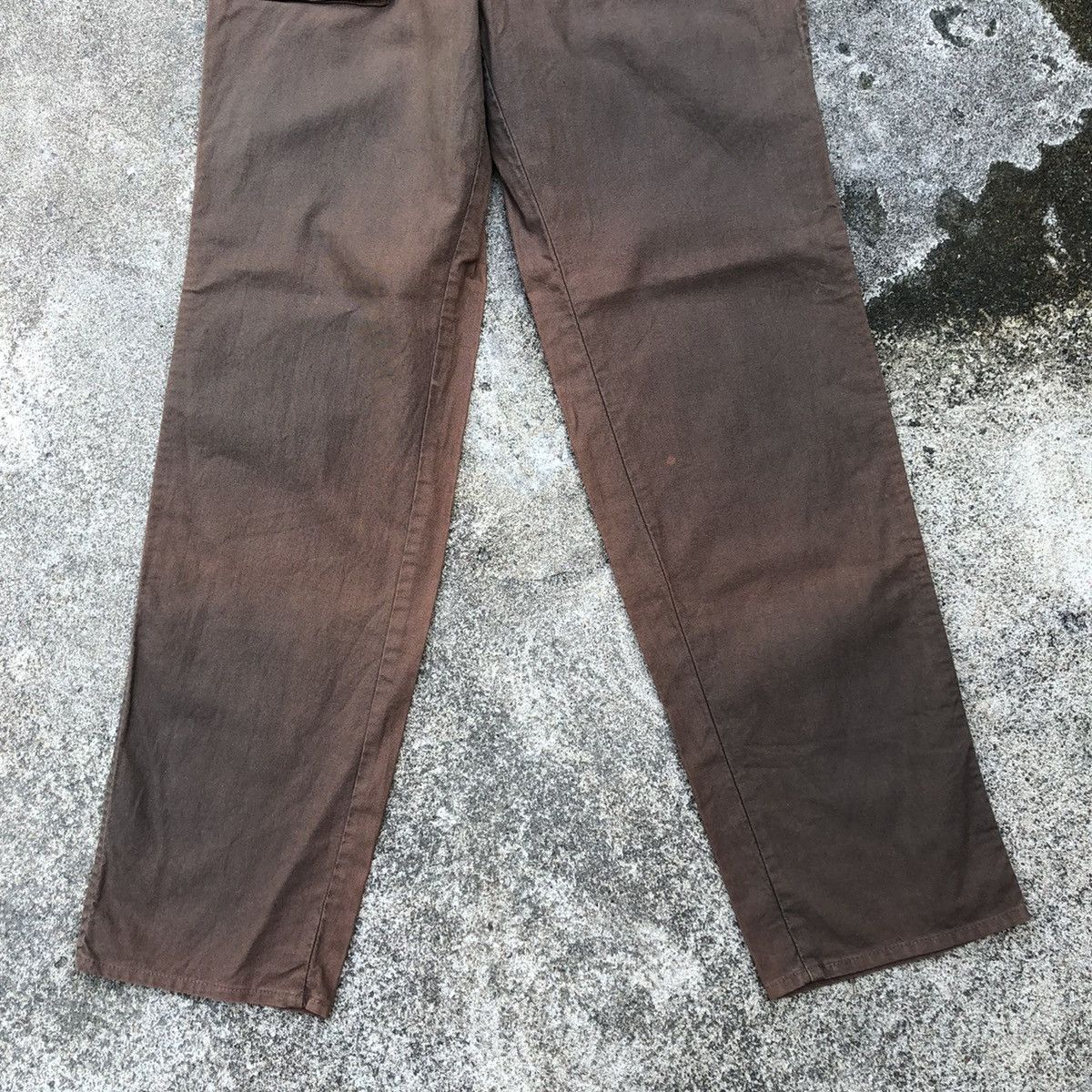 Japanese Brand × Vintage 🔥Rare🔥🇯🇵Lucky Zipper Tactical Styles Sun Faded Khakis Pants Size US 30 / EU 46 - 3 Thumbnail