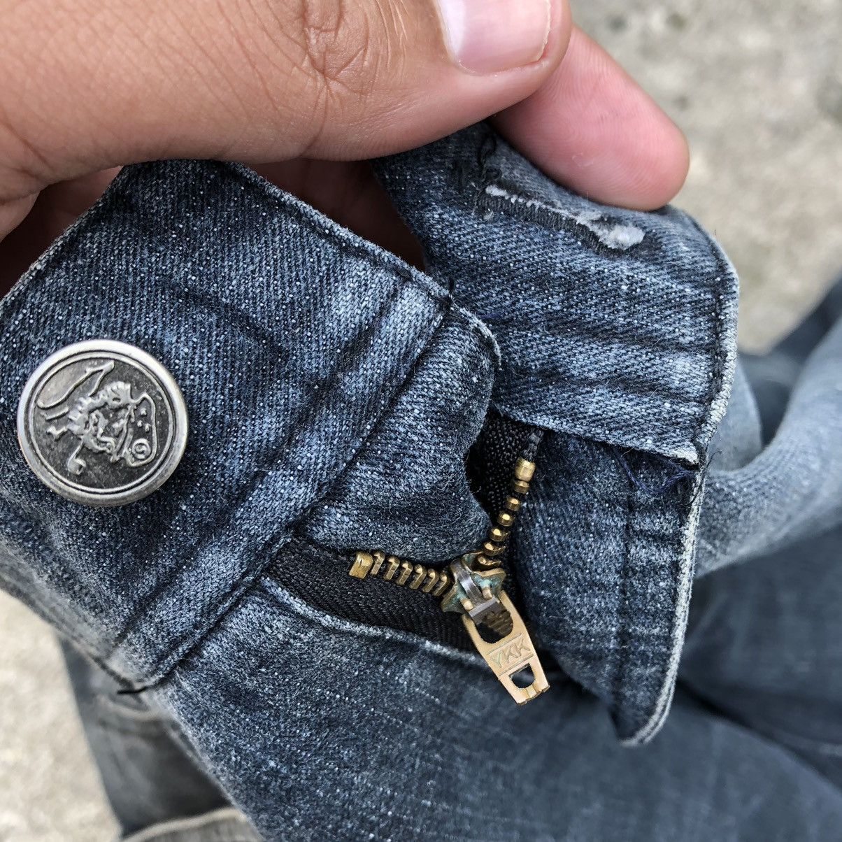 Japanese Brand × Vintage 🔥Rare🔥Vintage Sinacova Embroidery Sherpa Pockets Denim Jeans Size US 33 - 9 Thumbnail