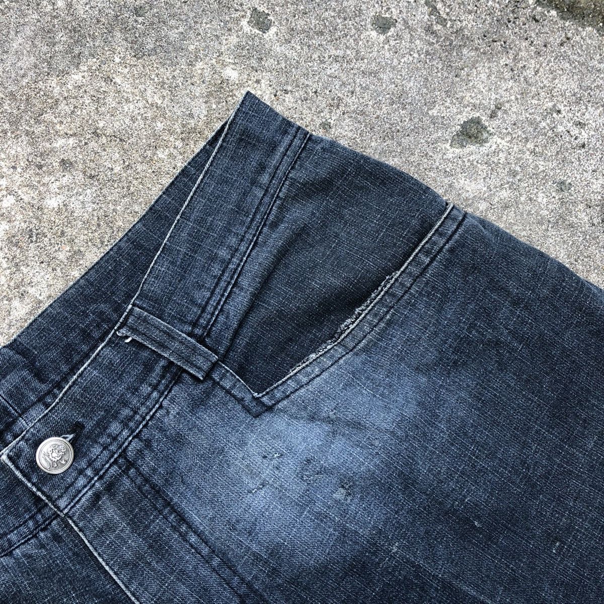 Japanese Brand × Vintage 🔥Rare🔥Vintage Sinacova Embroidery Sherpa Pockets Denim Jeans Size US 33 - 8 Thumbnail