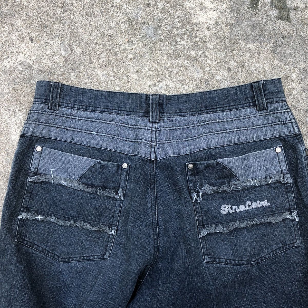 Japanese Brand × Vintage 🔥Rare🔥Vintage Sinacova Embroidery Sherpa Pockets Denim Jeans Size US 33 - 5 Thumbnail