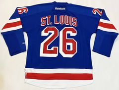 New York Rangers NHL Reebok Center Ice St. Louis #26 Blue Jersey T