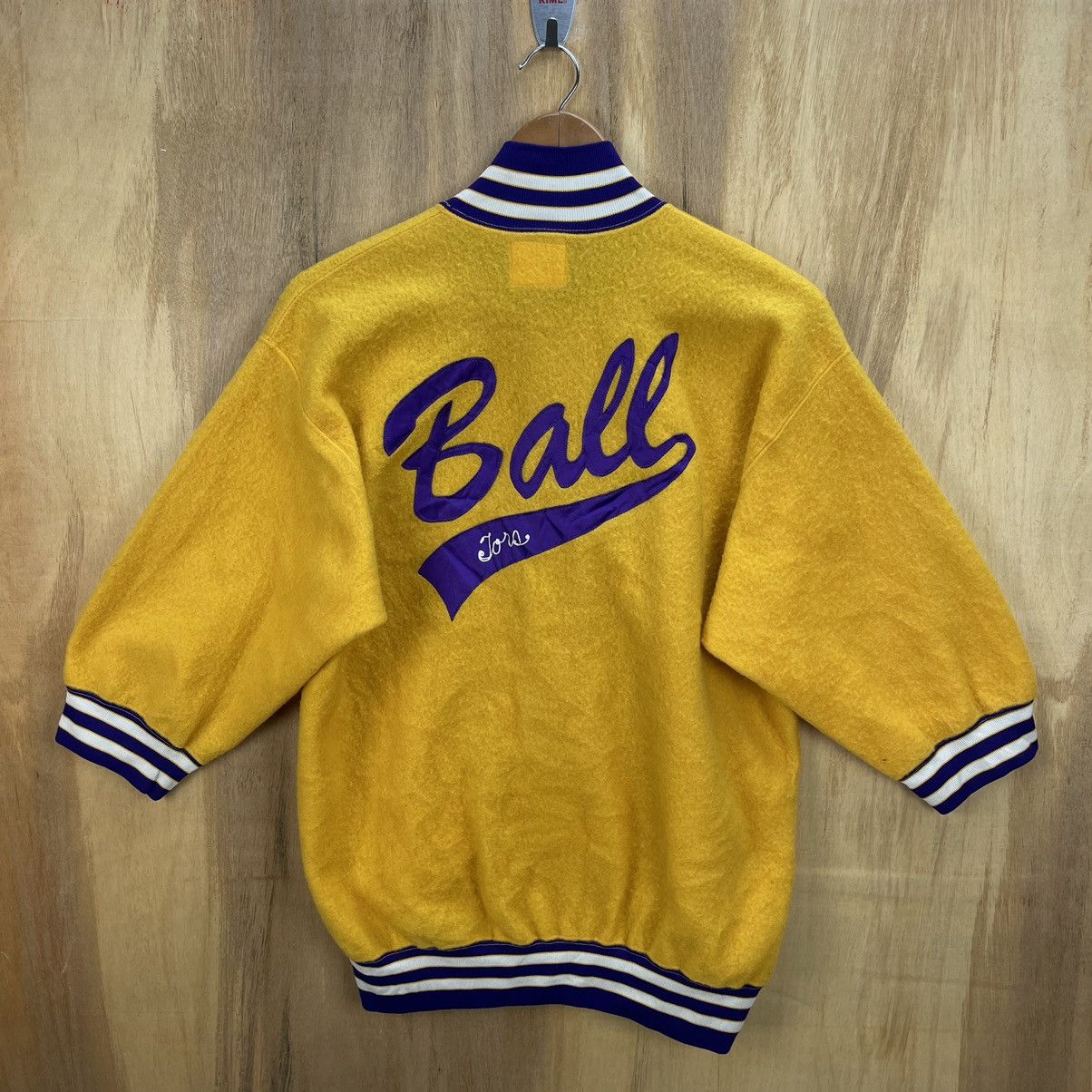 Champion Rare Vintage Champion Ball Fleece Bomber Jacket Size US M / EU 48-50 / 2 - 1 Thumbnail