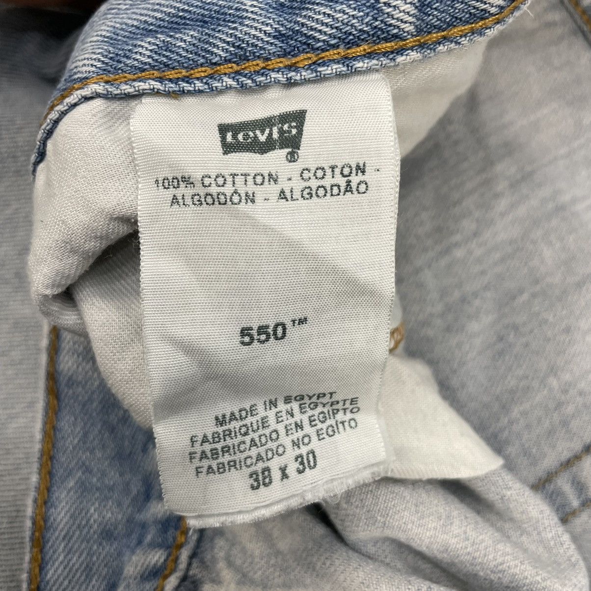 Levi's × Vintage Vintage Levi's 550 Light Wash Jeans Size US 36 / EU 52 - 7 Thumbnail