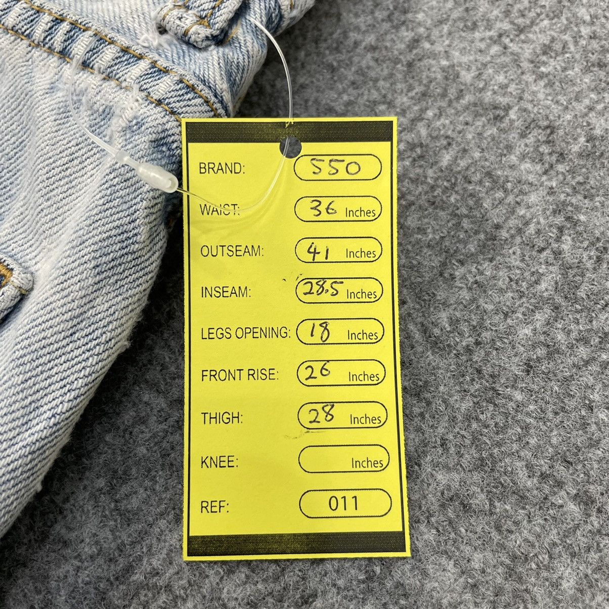 Levi's × Vintage Vintage Levi's 550 Light Wash Jeans Size US 36 / EU 52 - 13 Thumbnail