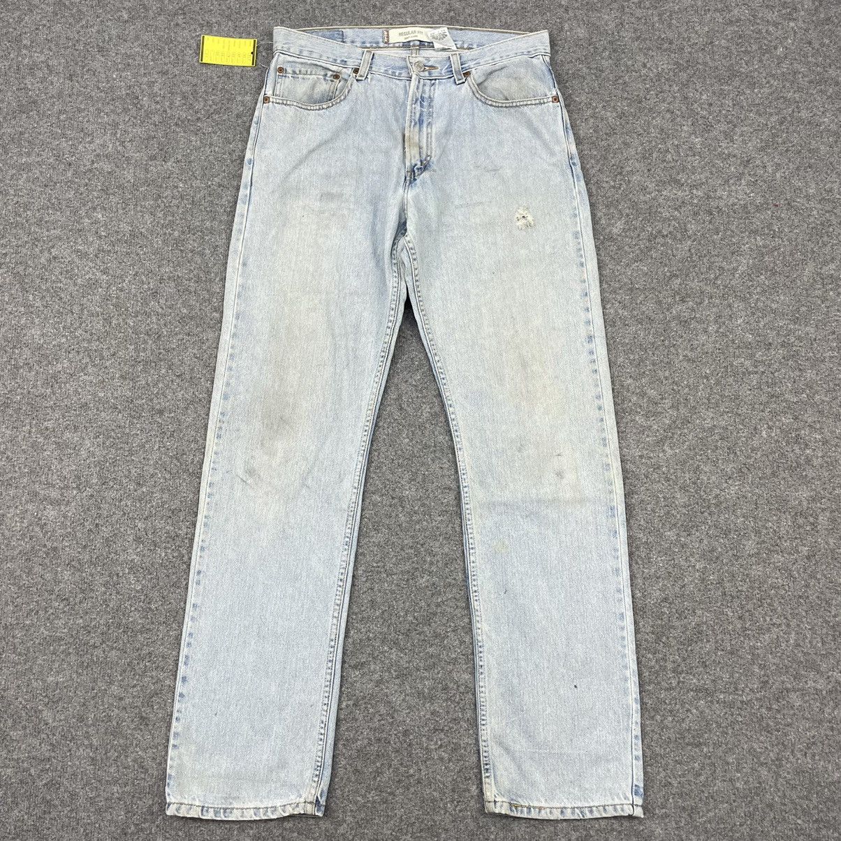 Levi's × Vintage Vintage Levi's 505 Light Wash Jeans -wc013 Size US 33 - 1 Thumbnail