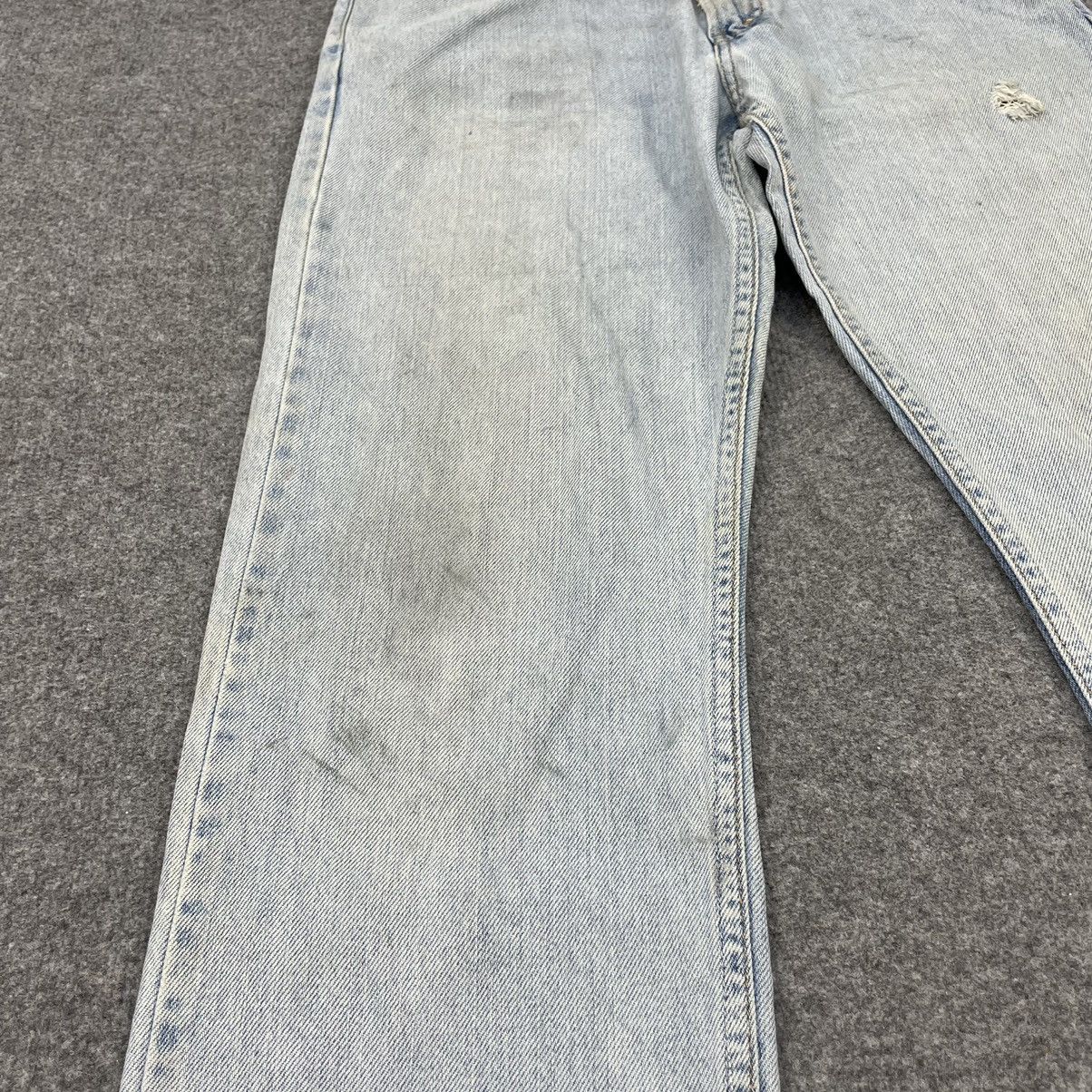 Levi's × Vintage Vintage Levi's 505 Light Wash Jeans -wc013 Size US 33 - 3 Thumbnail