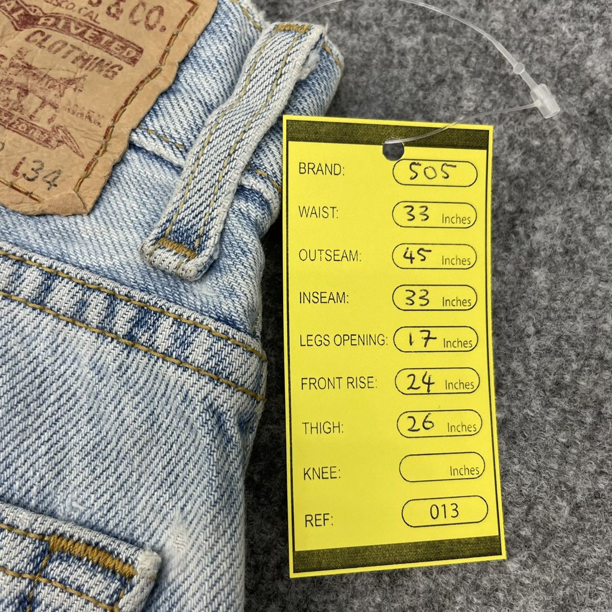 Levi's × Vintage Vintage Levi's 505 Light Wash Jeans -wc013 Size US 33 - 10 Thumbnail