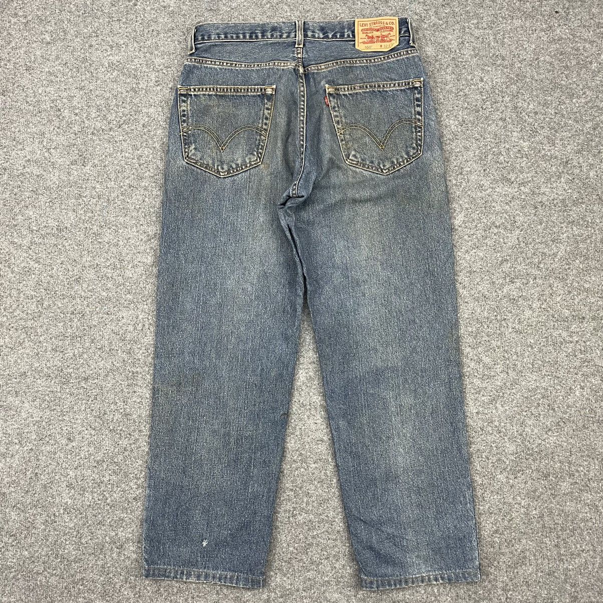 Levi's × Vintage Vintage Levi's 550 Distressed Relaxed Fit -wc041 Size US 32 / EU 48 - 2 Thumbnail