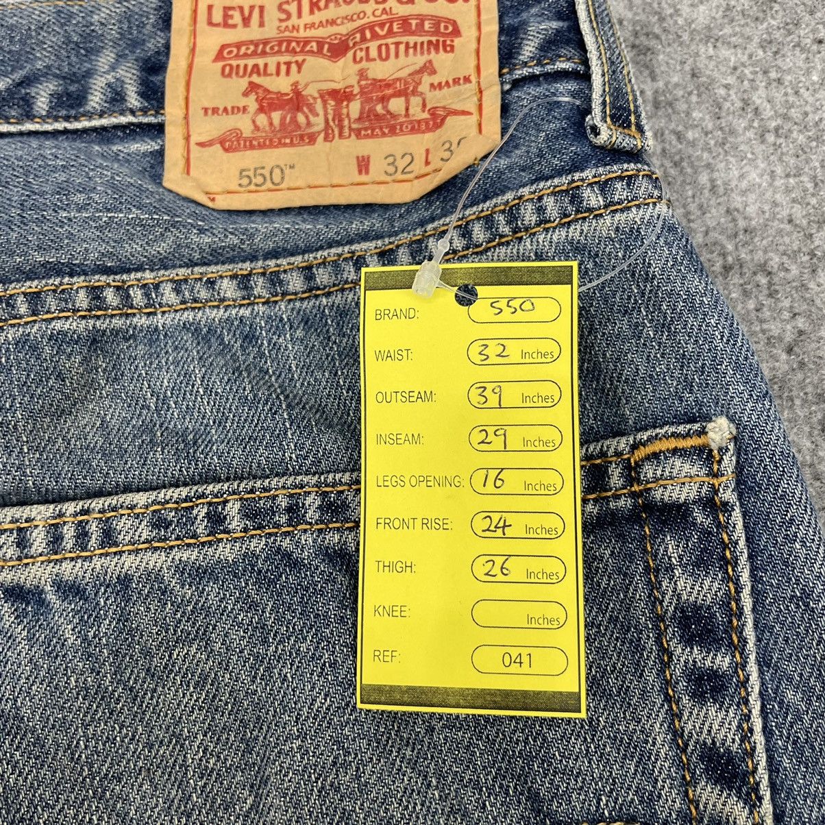 Levi's × Vintage Vintage Levi's 550 Distressed Relaxed Fit -wc041 Size US 32 / EU 48 - 12 Thumbnail