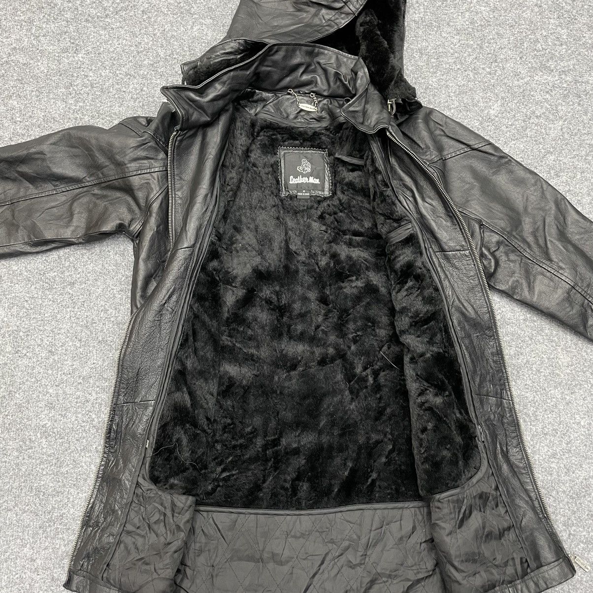 Japanese Brand Vintage Leatherman Hoodie Sherpa Jacket Size US M / EU 48-50 / 2 - 2 Thumbnail