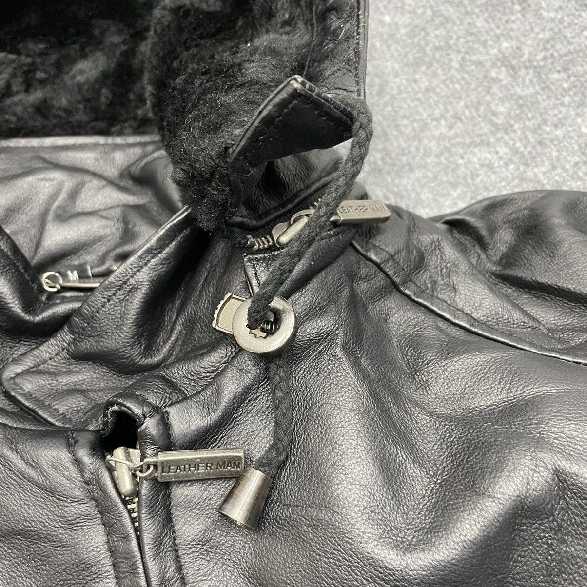 Japanese Brand Vintage Leatherman Hoodie Sherpa Jacket Size US M / EU 48-50 / 2 - 10 Thumbnail