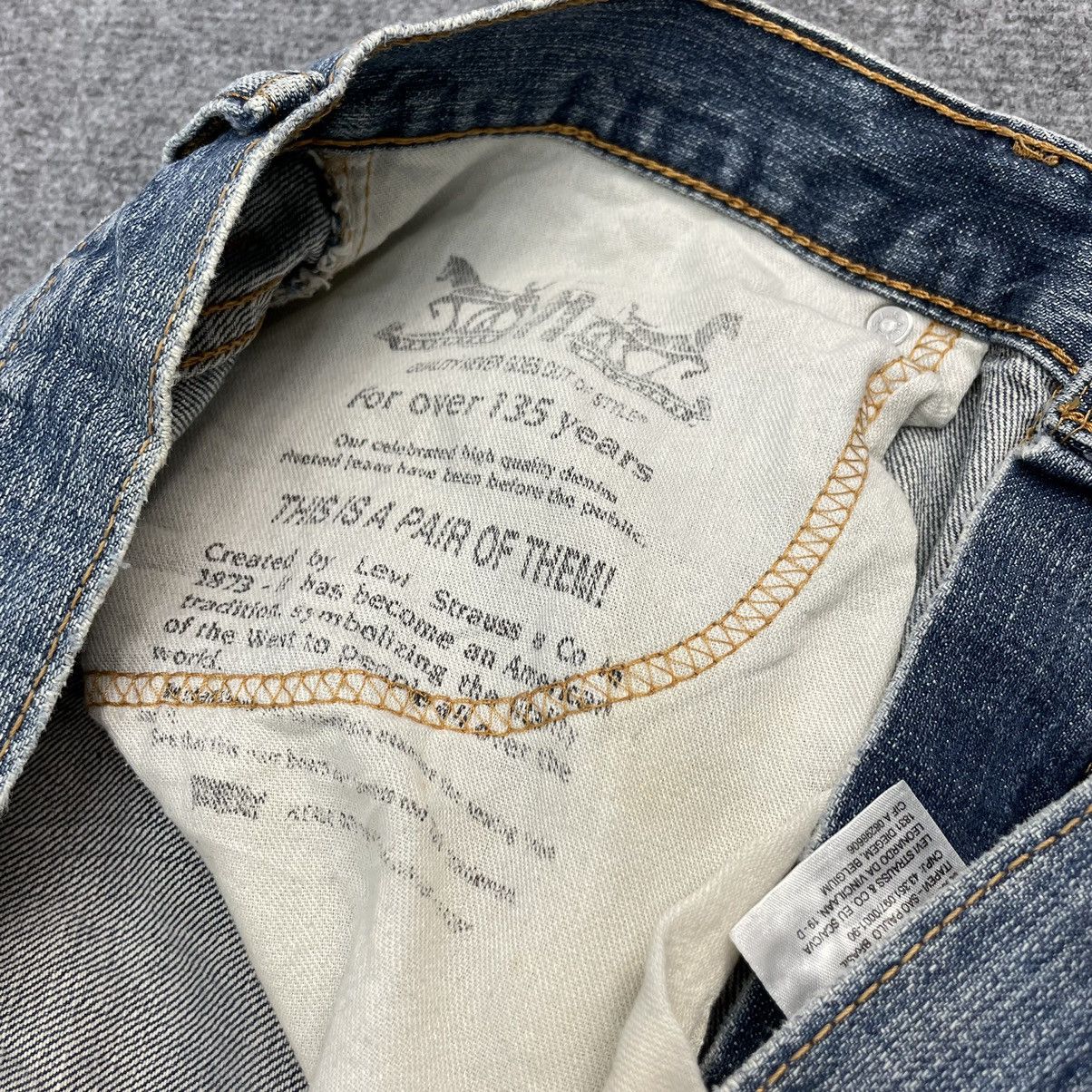 Levi's × Vintage Vintage Levi's 550 Distressed Faded Jeans -wc015 Size US 35 - 6 Thumbnail