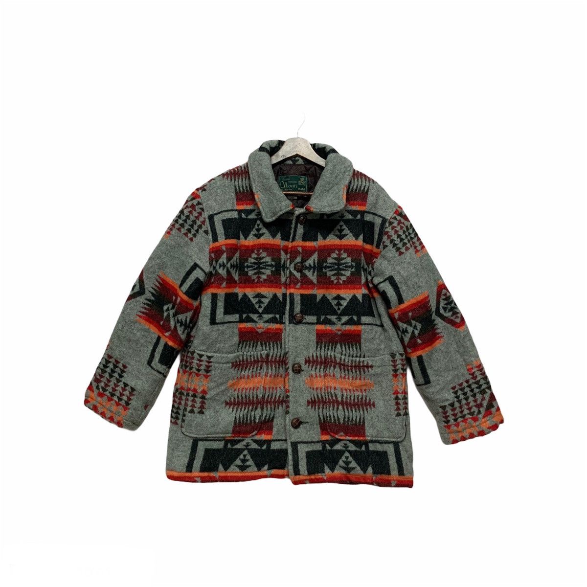 Vintage Vintage Aztec Navajo Style Tribal Native Very RARE Jacket Size US M / EU 48-50 / 2 - 2 Thumbnail