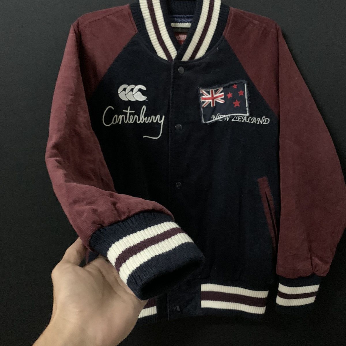 Canterbury of New Zealand × Vintage Vintage Canterburry Of New Zealand Embroidery VarsityJacket Size US M / EU 48-50 / 2 - 5 Thumbnail