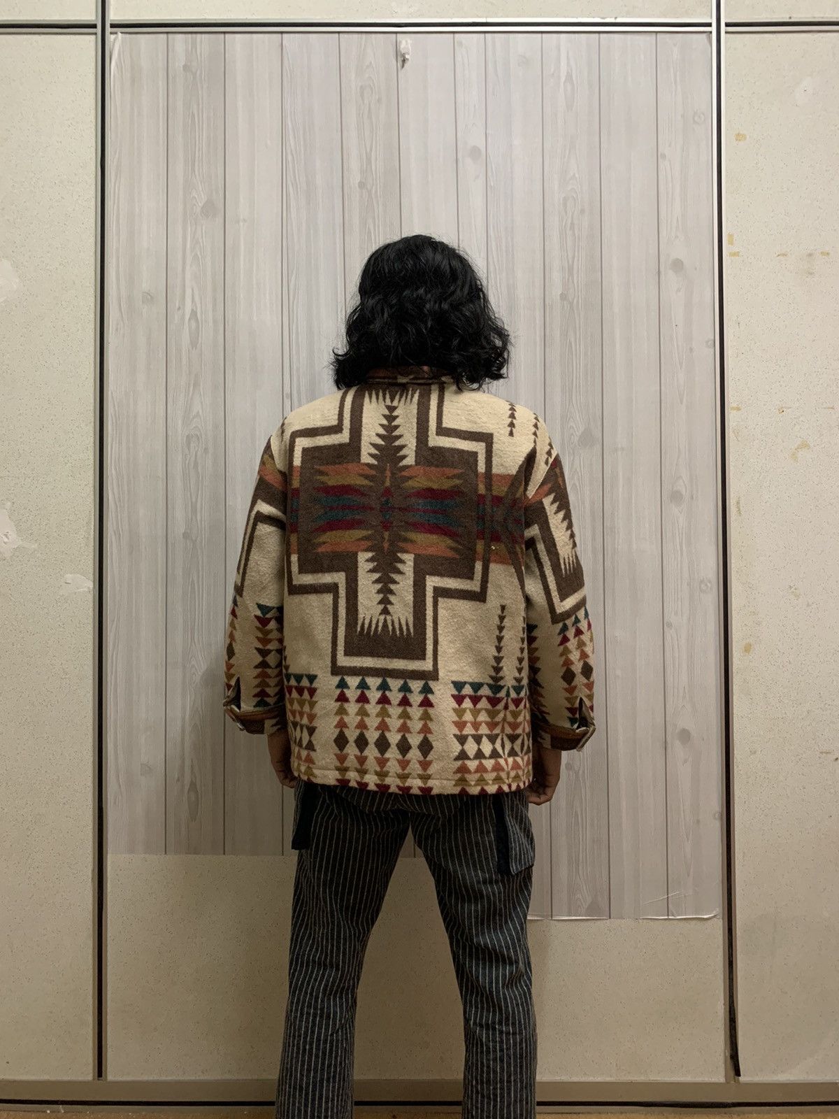 Japanese Brand × Native Juri Shoritsu Aztec Navajo Design Native Jacket & Coat Size US M / EU 48-50 / 2 - 2 Thumbnail